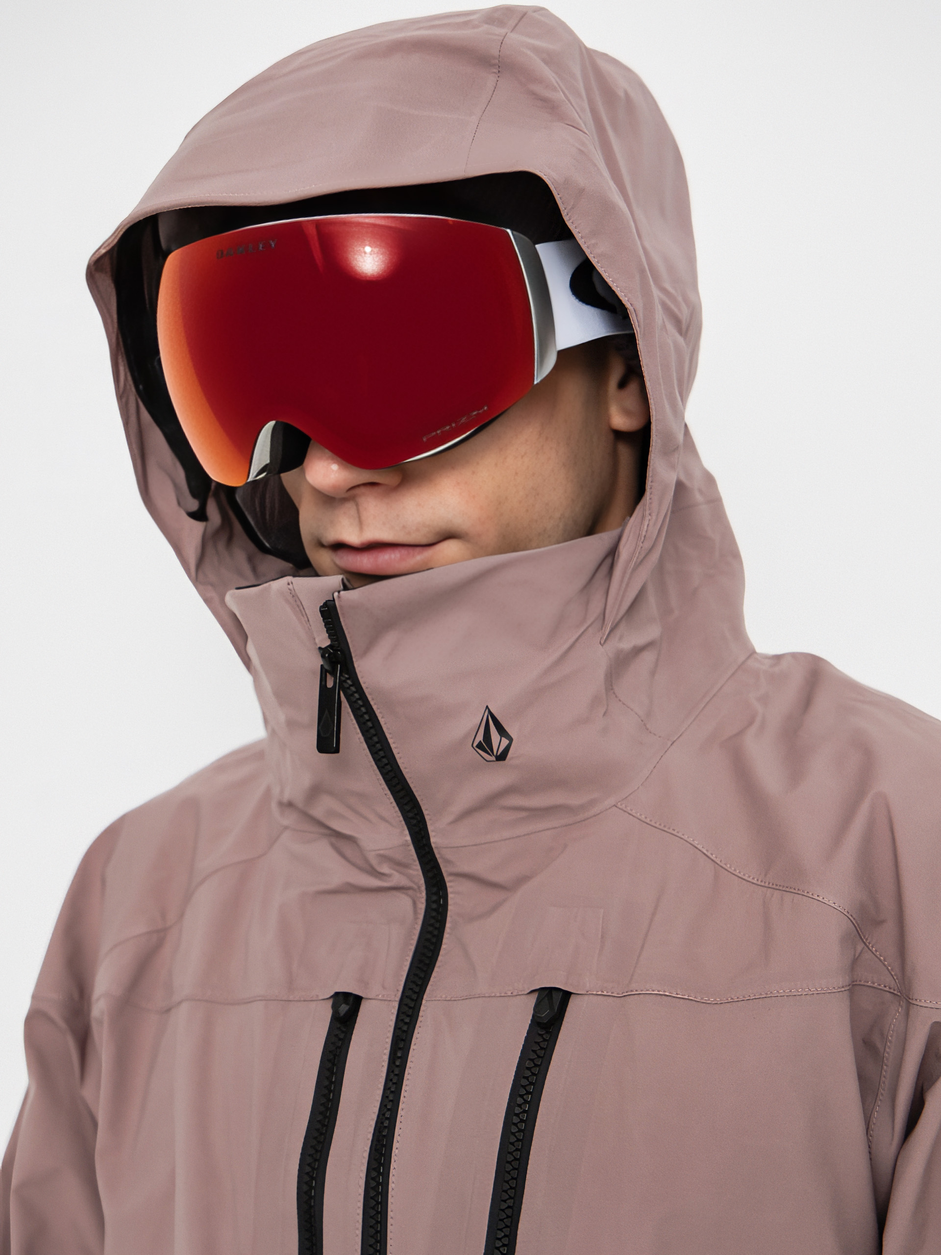 Mens Volcom Guch Stretch Gore Snowboard jacket (mauve)