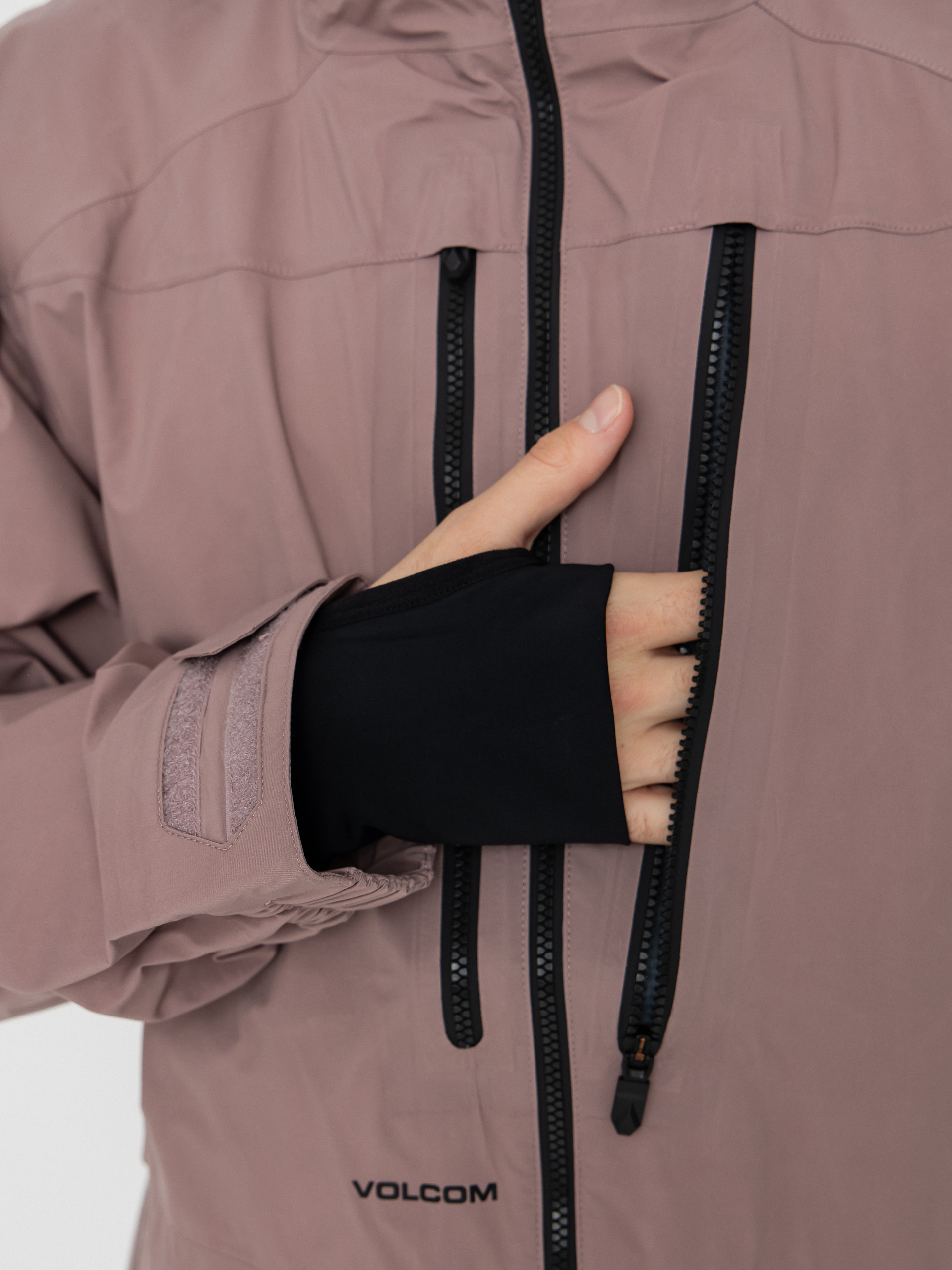 Herren Volcom Guch Stretch Gore Snowboard Jacke (mauve)