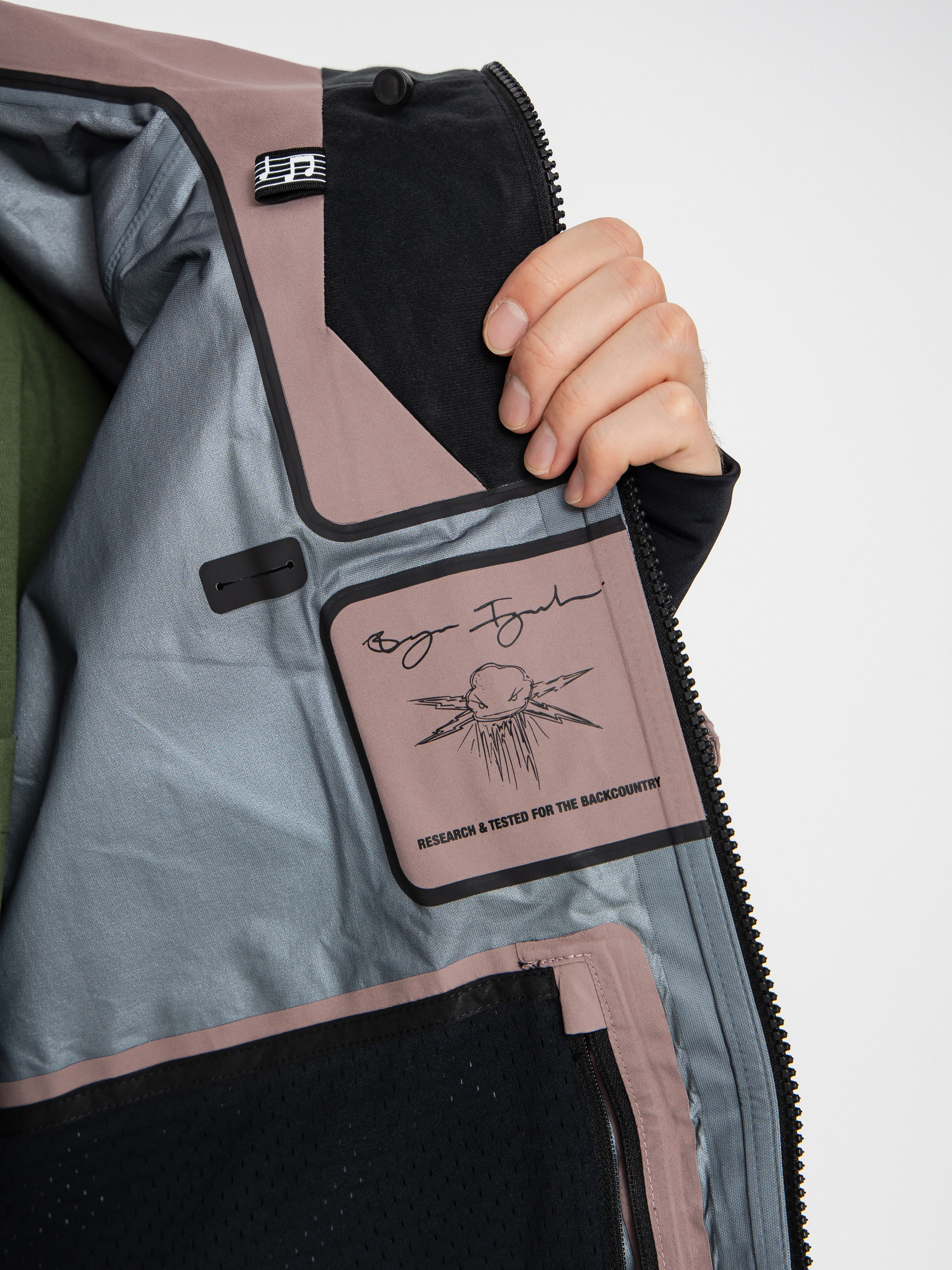 Herren Volcom Guch Stretch Gore Snowboard Jacke (mauve)