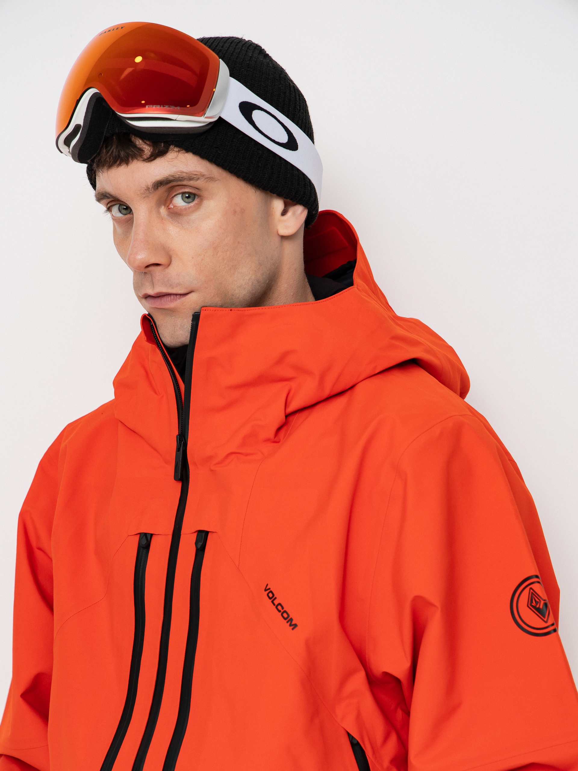 Herren Volcom Snowboard Jacke Anyox Guide Gore Pro Shell (orange shock)