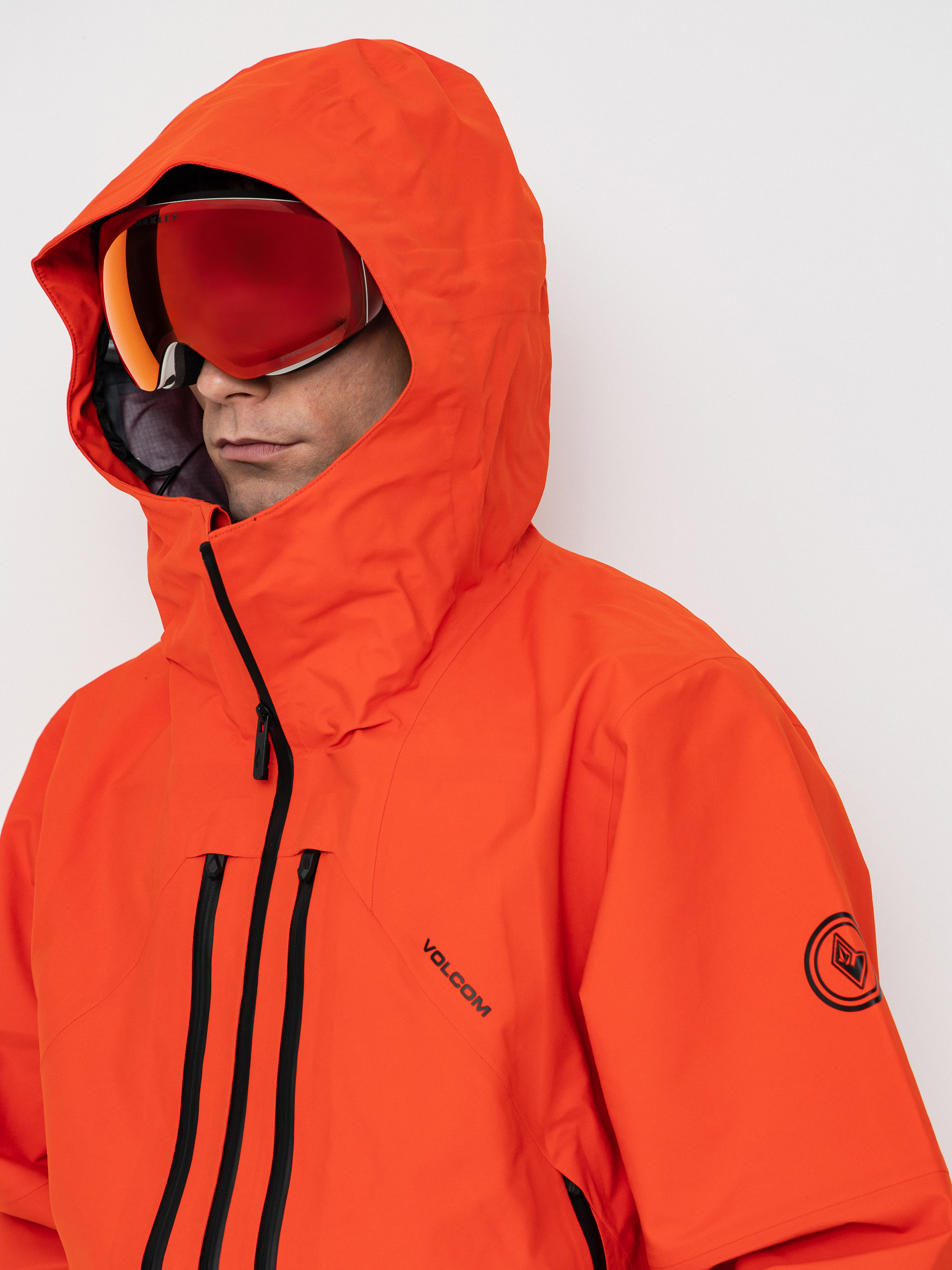 Herren Volcom Snowboard Jacke Anyox Guide Gore Pro Shell (orange shock)