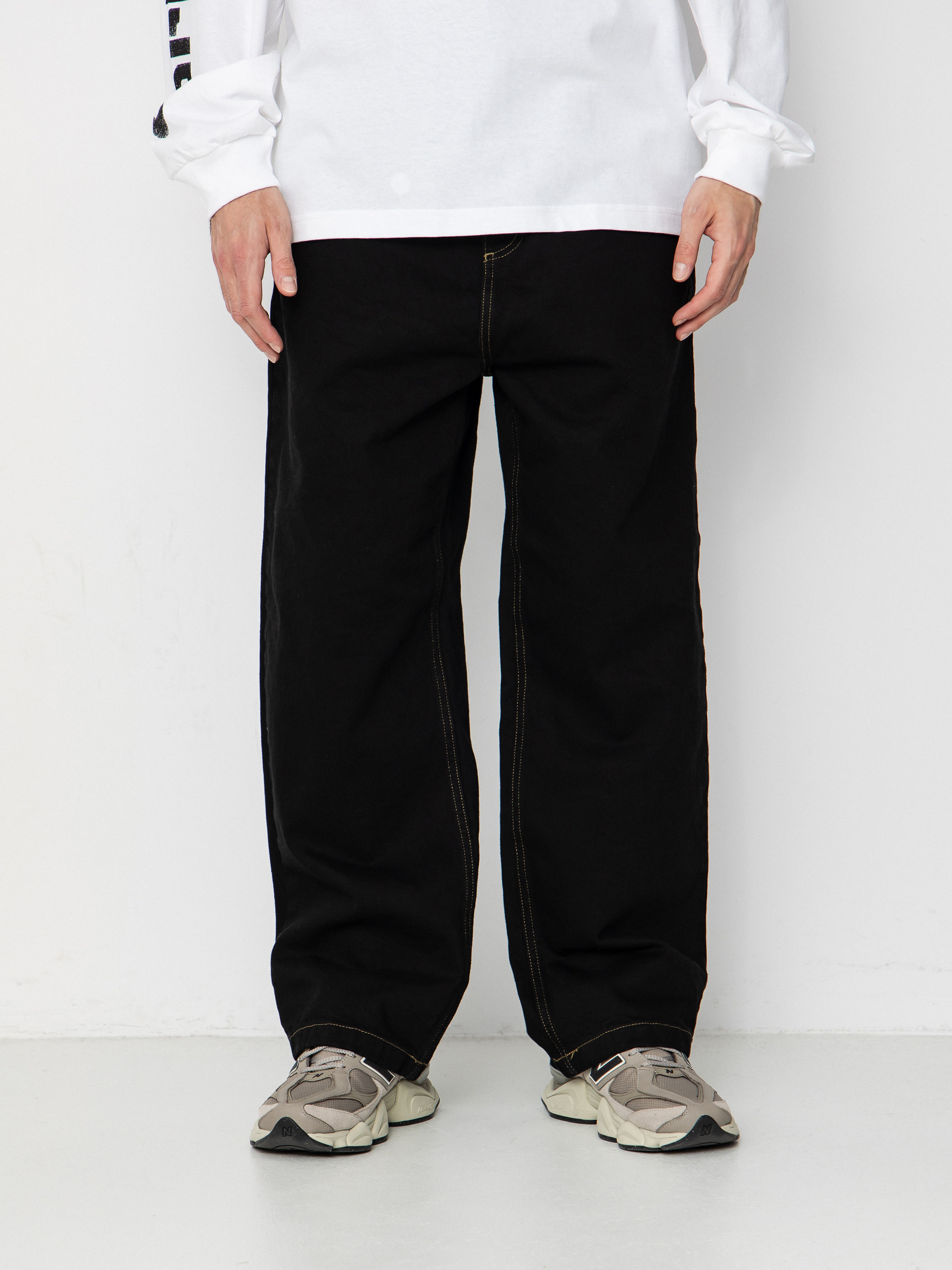 Carhartt WIP Brandon Pants - black (black rinsed)