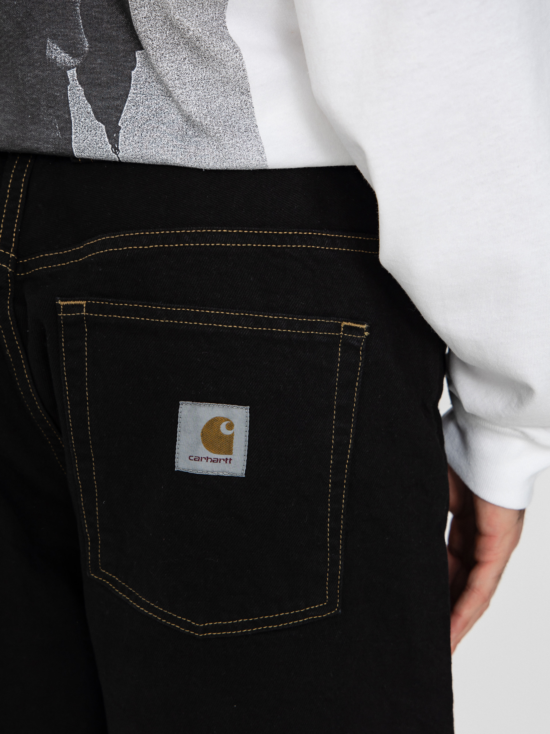 Carhartt WIP Brandon Pants (black rinsed)