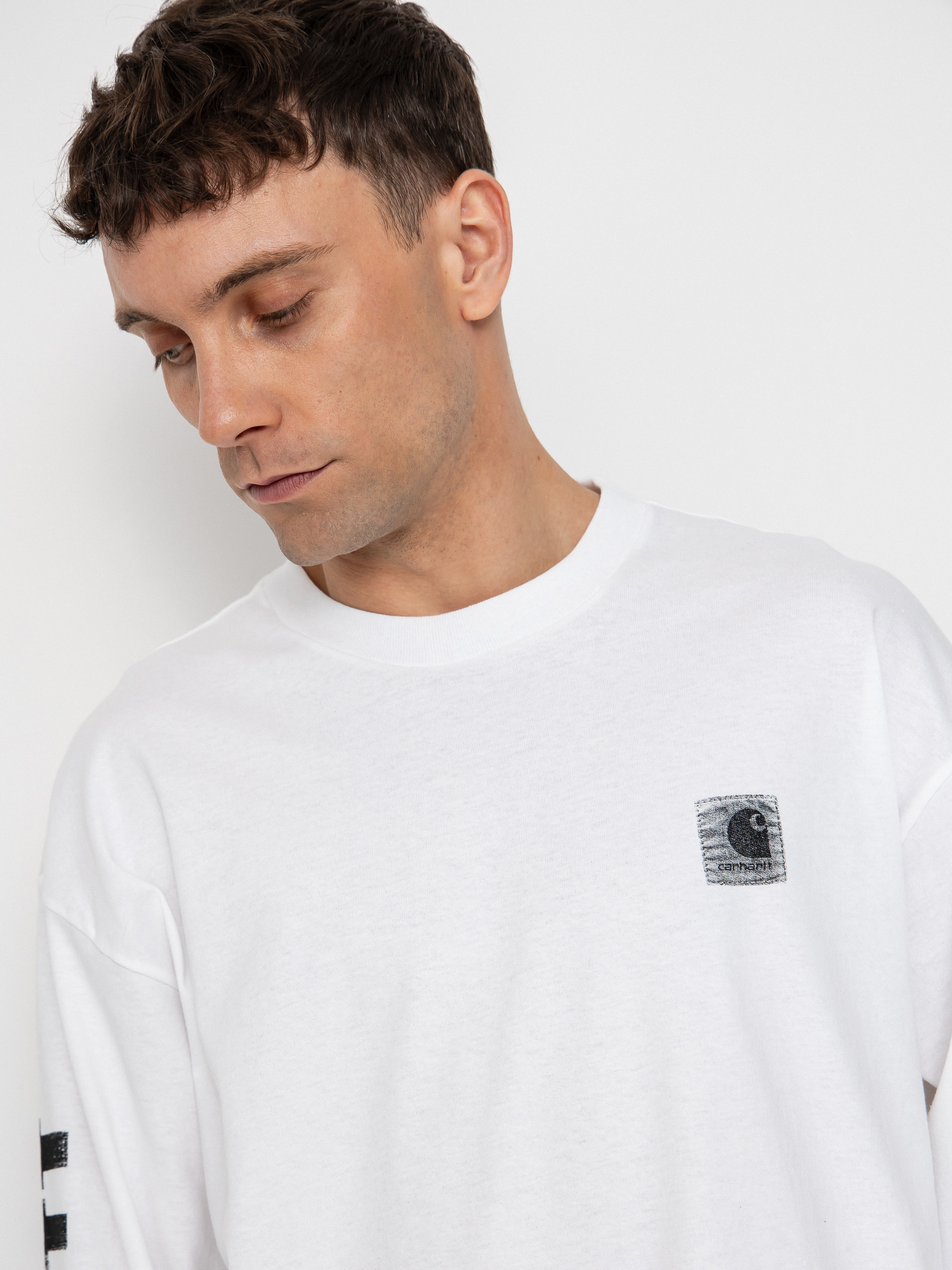 Carhartt WIP Longsleeve Archive Script (white)