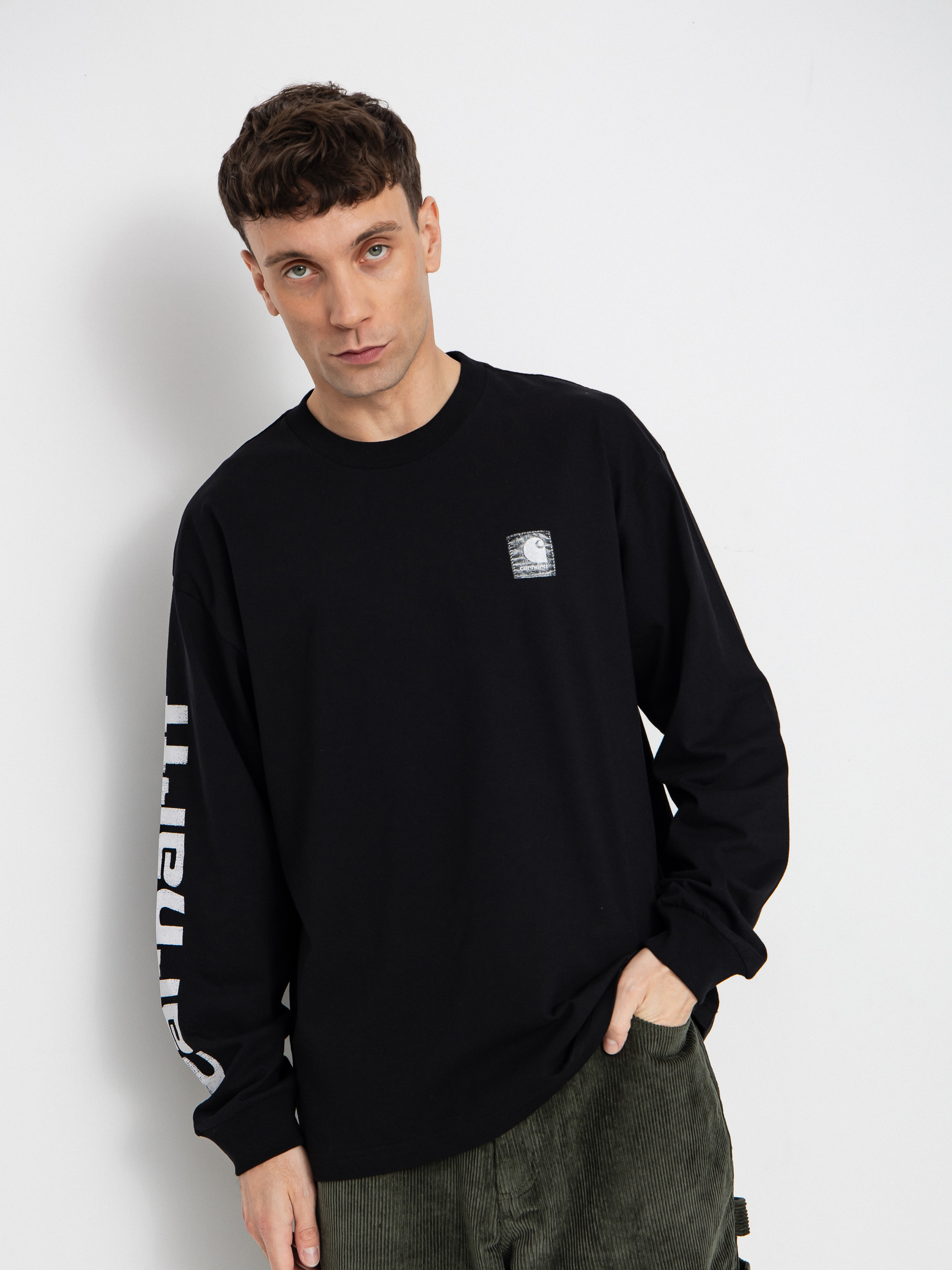 Carhartt WIP Longsleeve Archive Script (black)