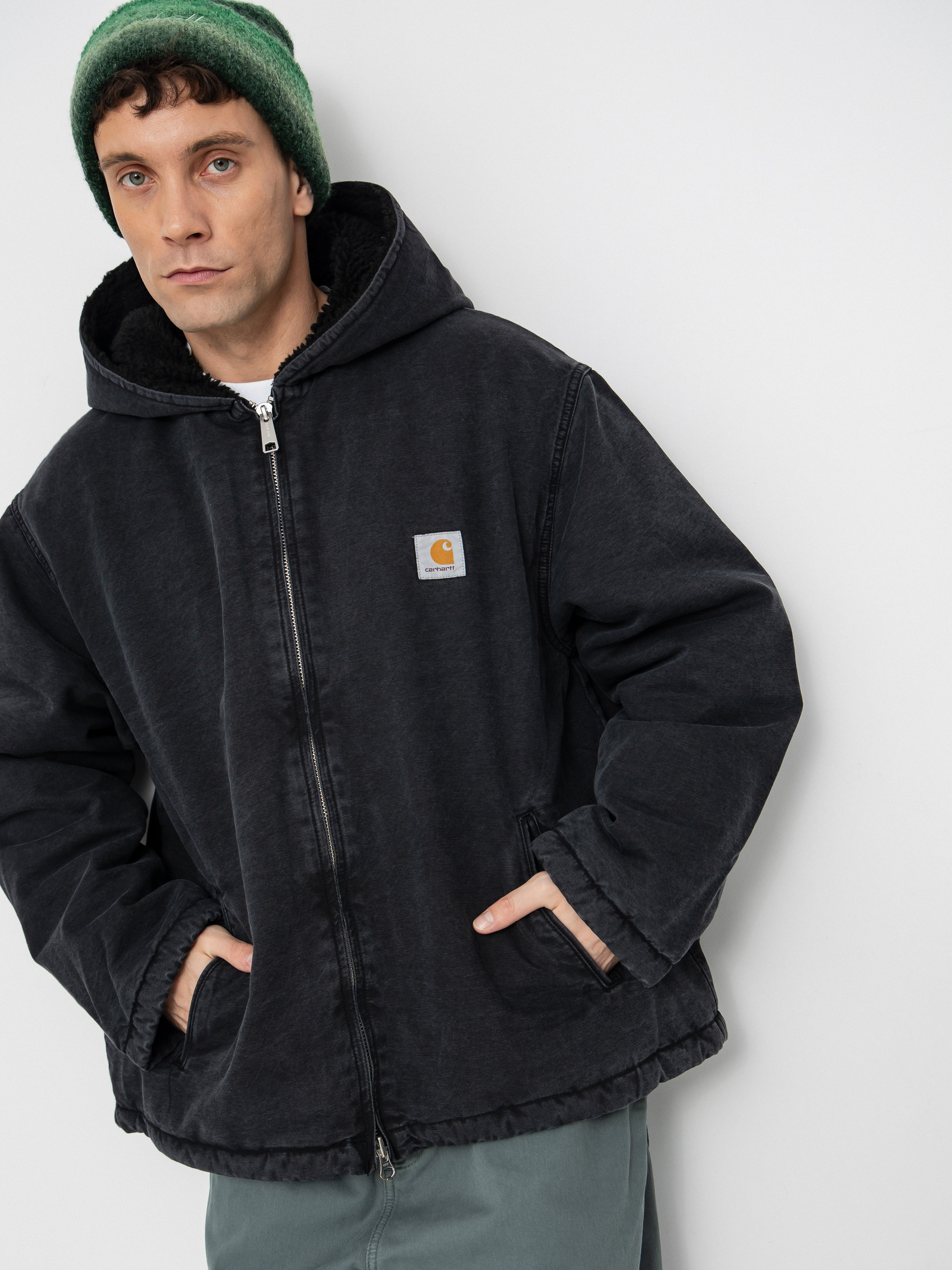 Carhartt WIPジャケット ブラック Carhartt WIP Jacket Mitch - black (black)