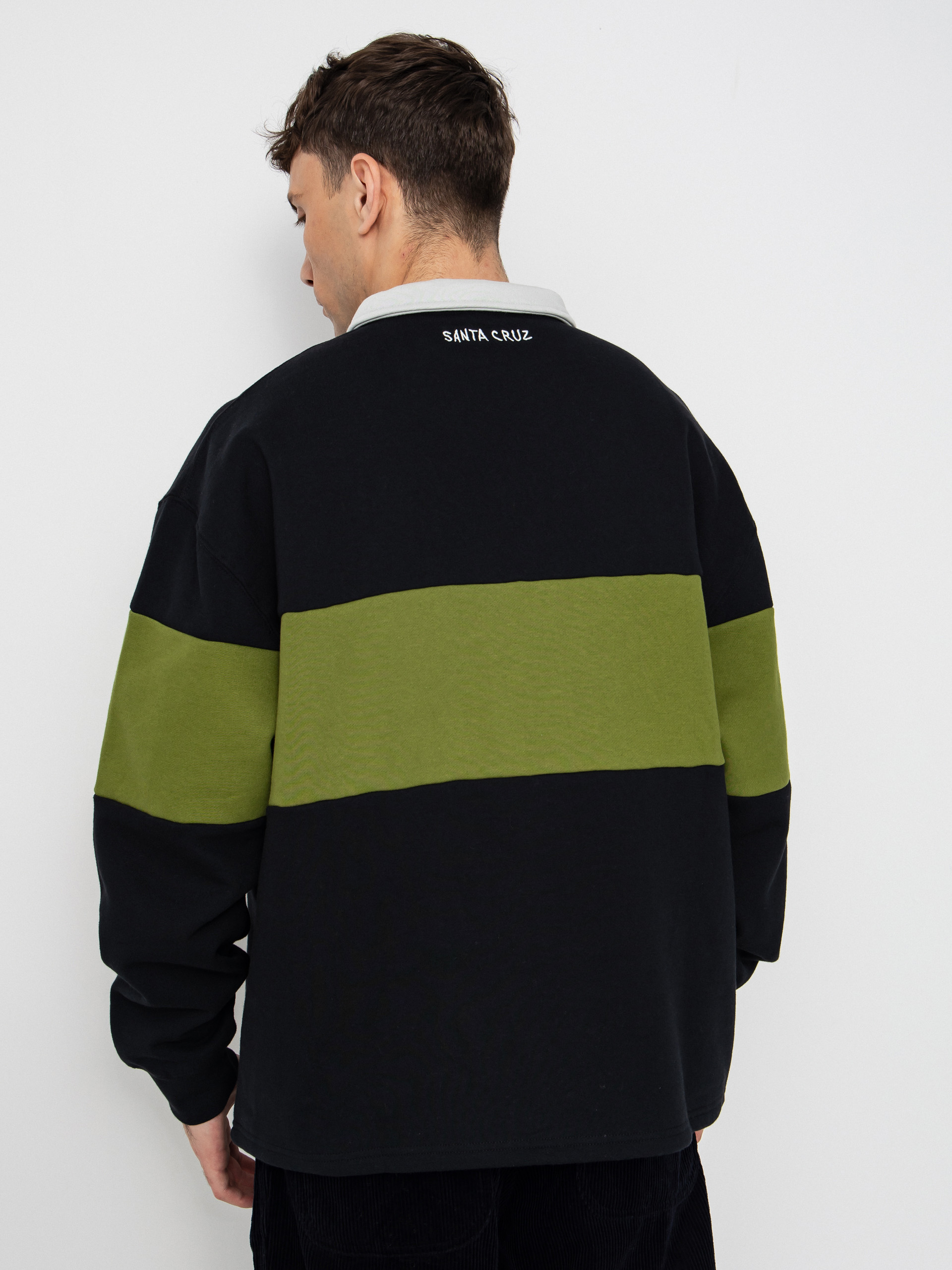 Santa Cruz Sweatshirt Screaming Mini Flame 1/4 Zip (black)