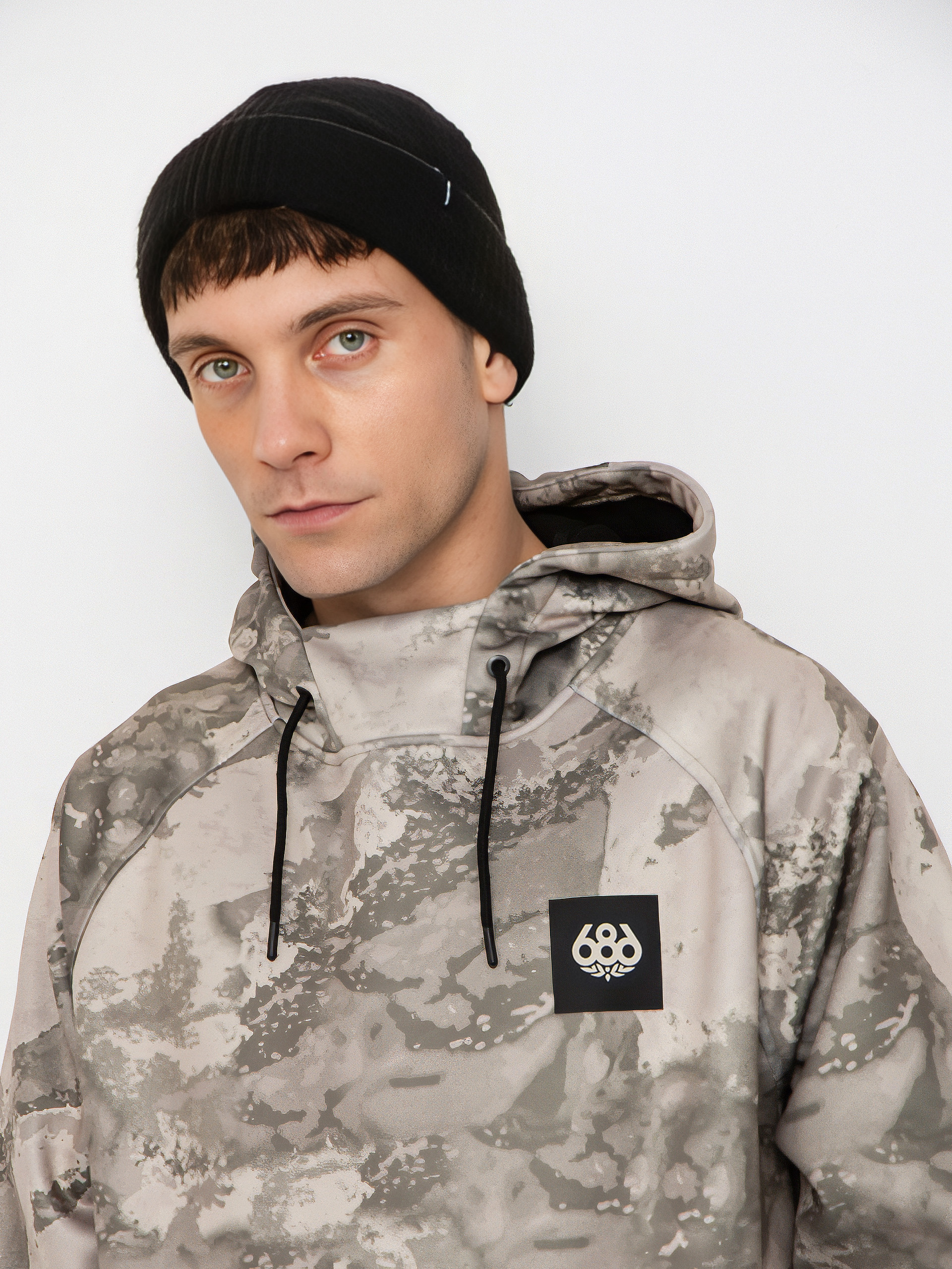 686 Active sweatshirt Bonded Fleece HD - green, camo (limestone
