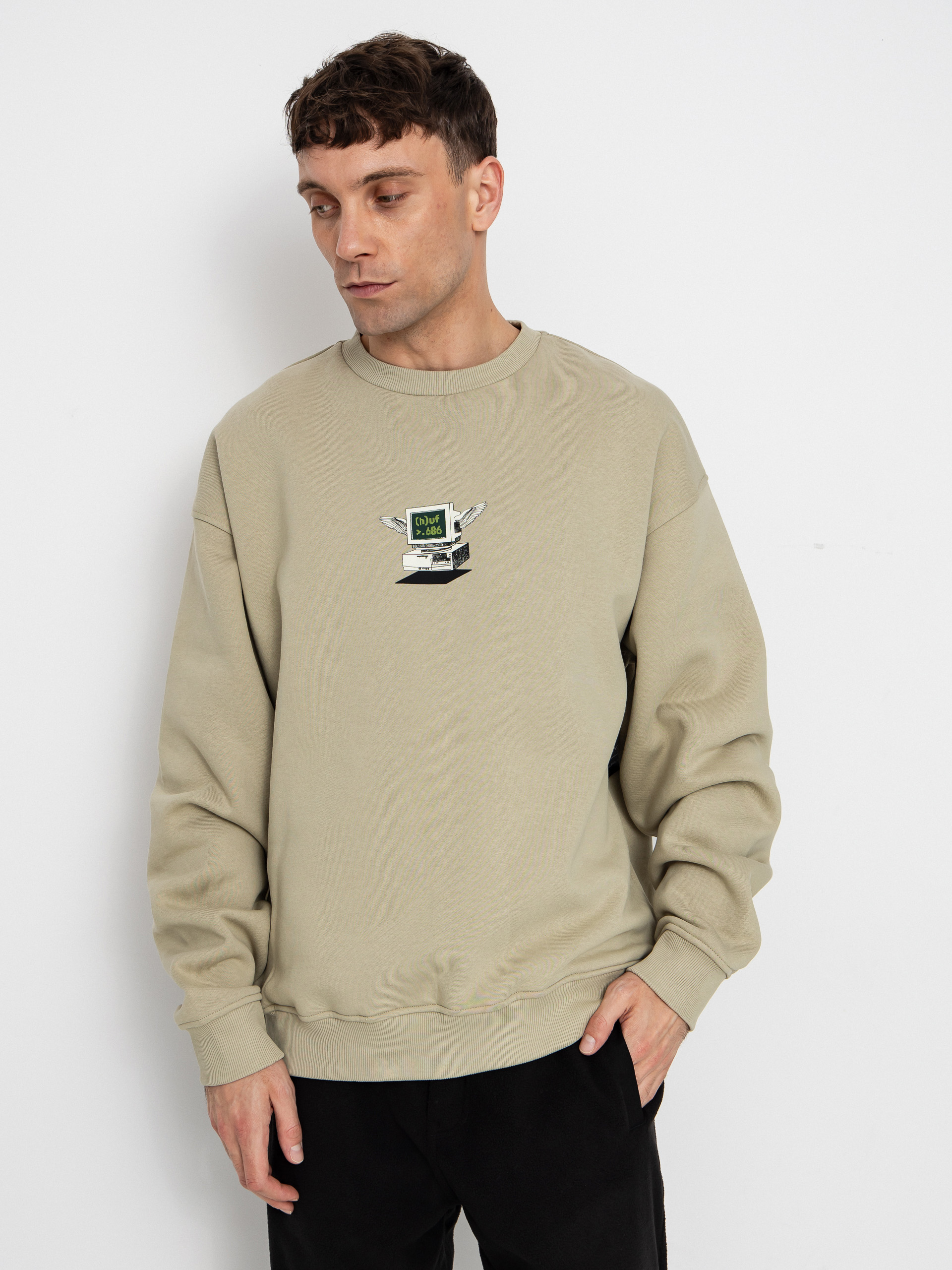 686 Active sweatshirt X Huf Premium Heavyweight Crew