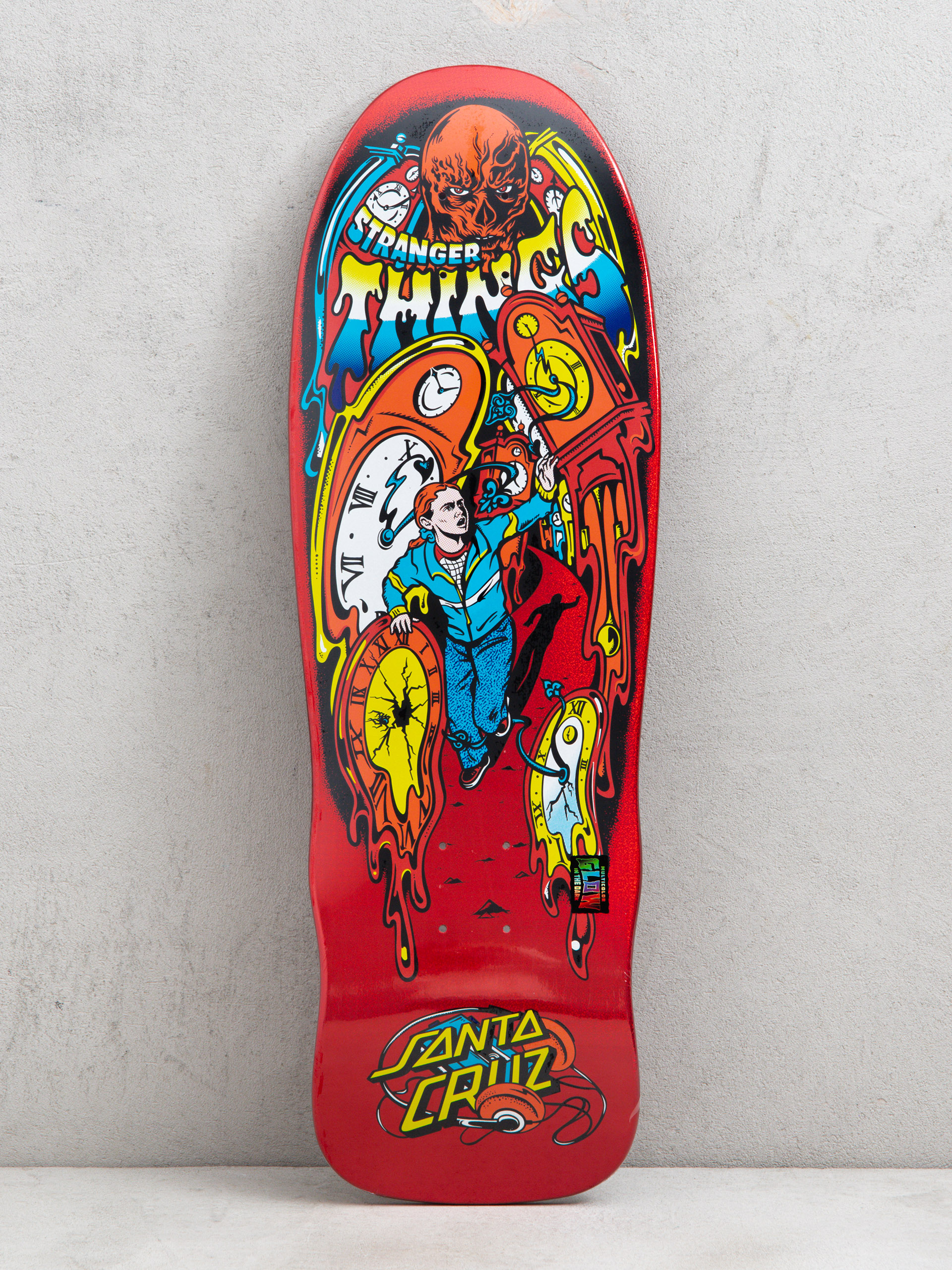 Santa Cruz Deck X Stranger Things Grabke Max Melting Clock