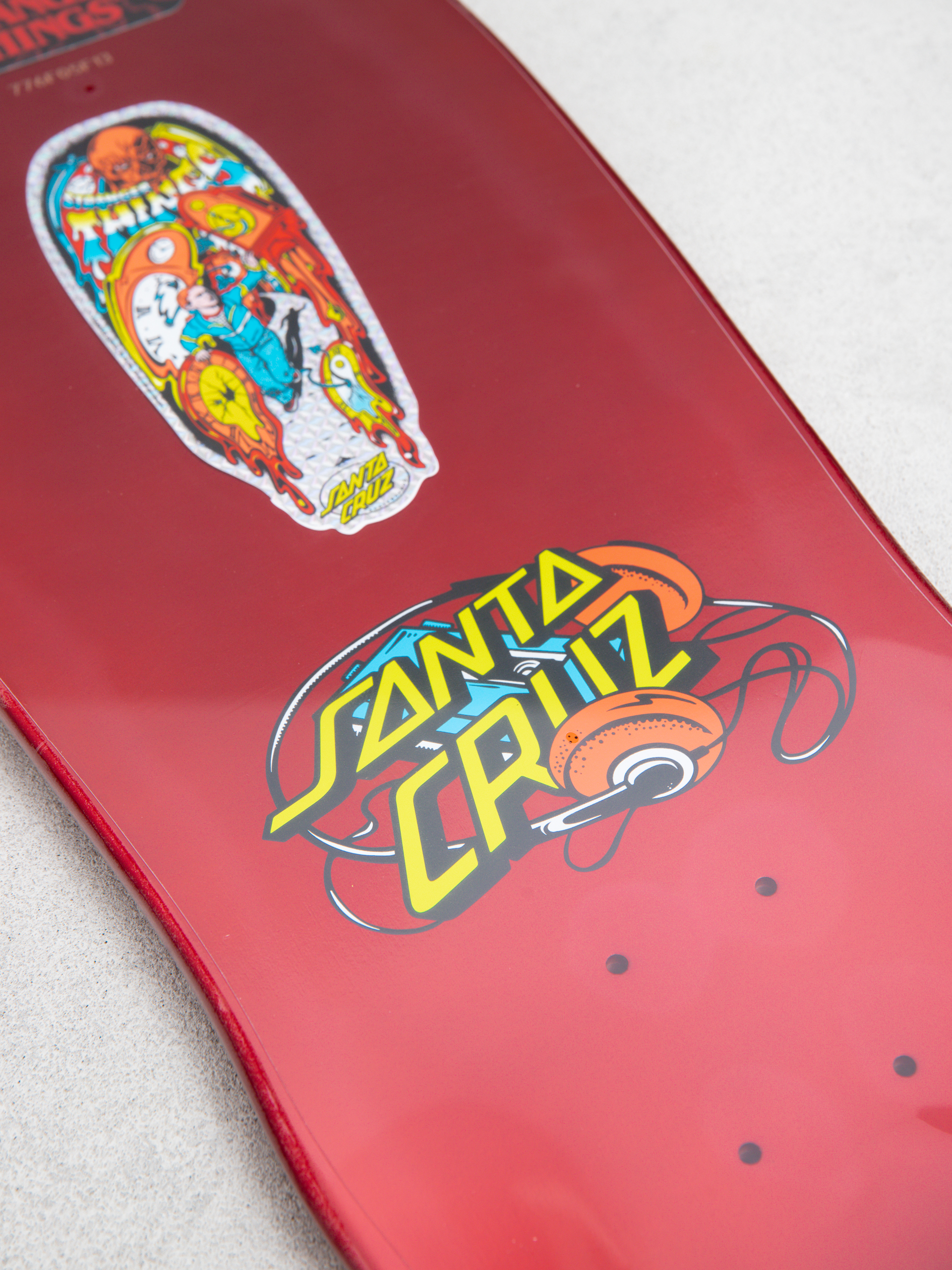 Santa Cruz Deck X Stranger Things Grabke Max Melting Clock