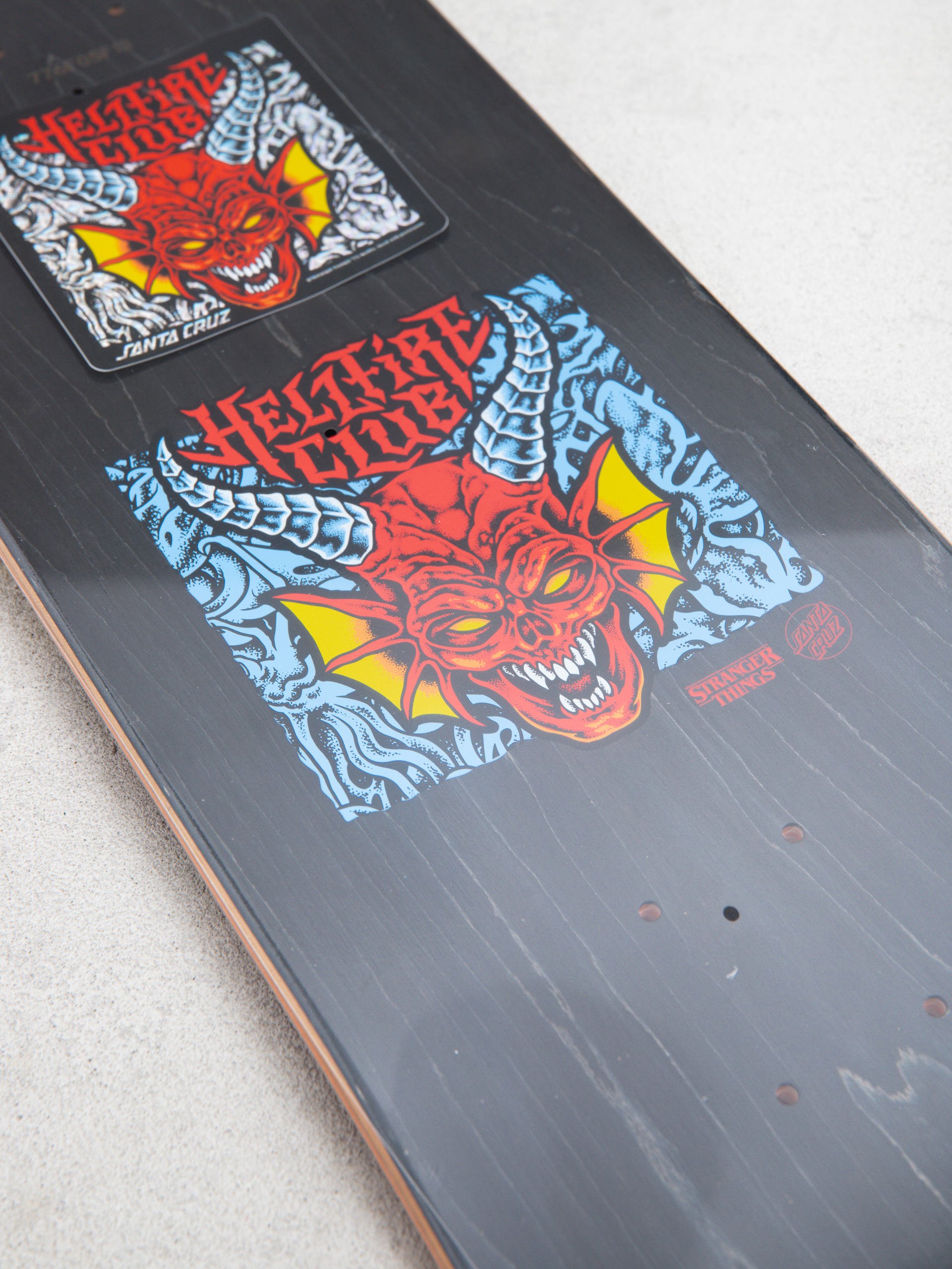 Santa Cruz Deck X Stranger Things Hellfire Club