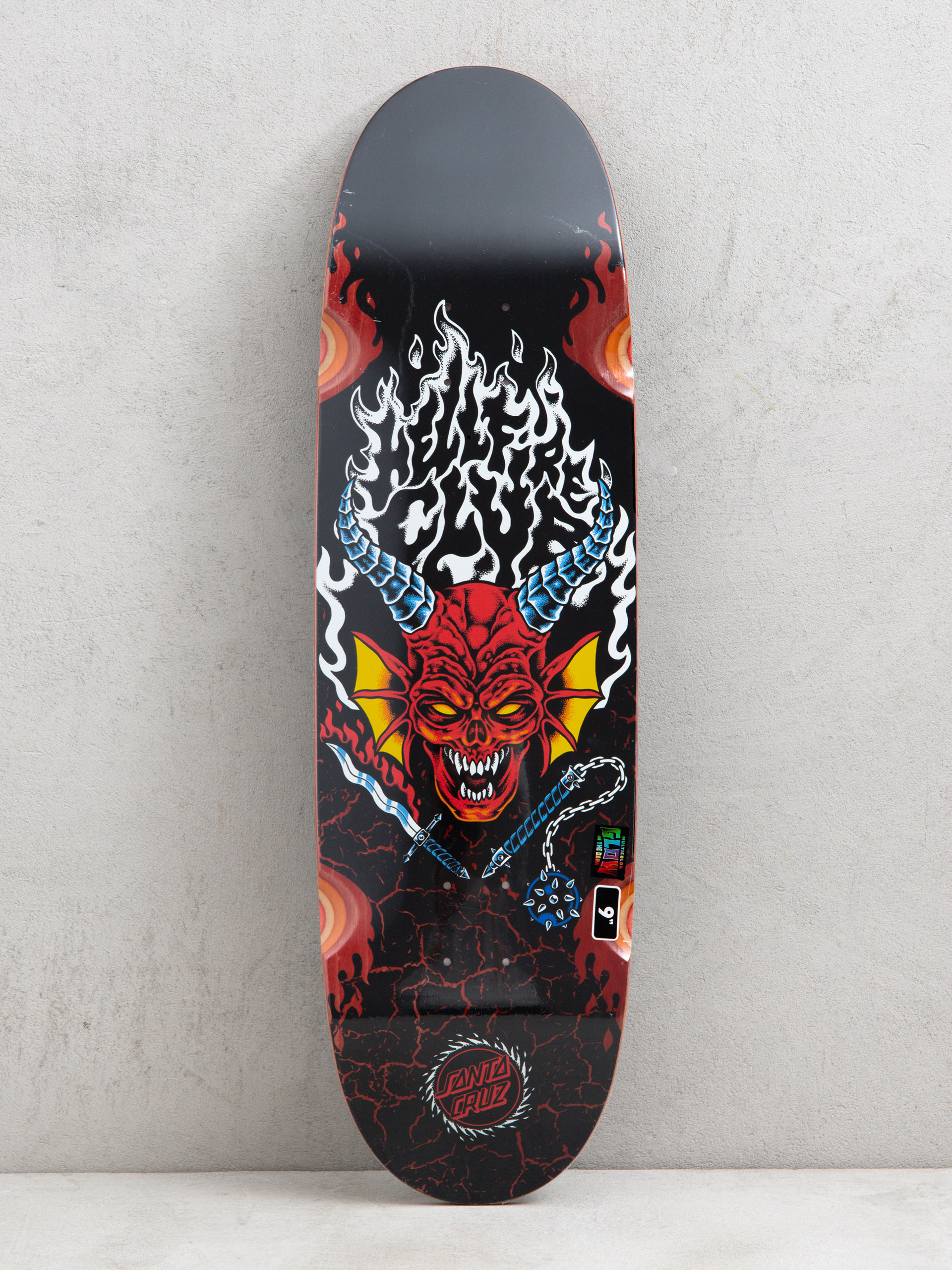 Santa Cruz Deck X Stranger Things Hellfire Club Flames