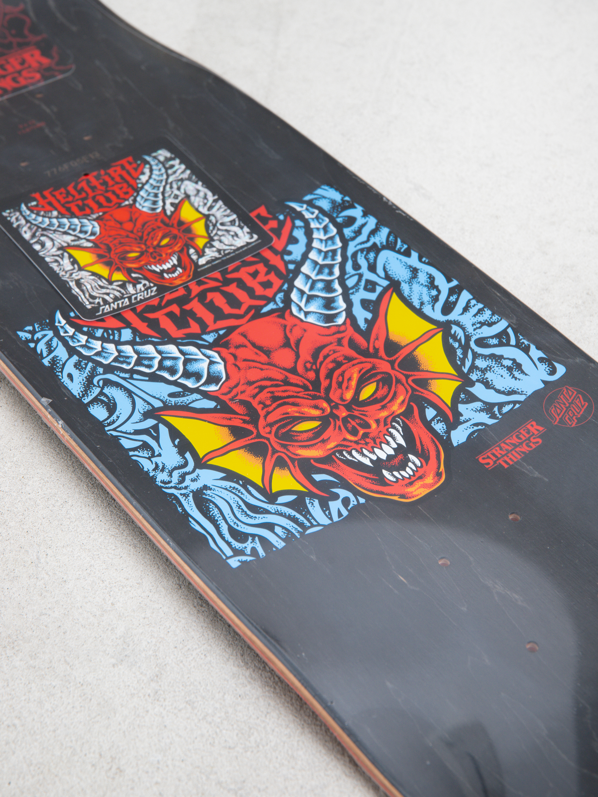 Santa Cruz Deck X Stranger Things Hellfire Club Flames