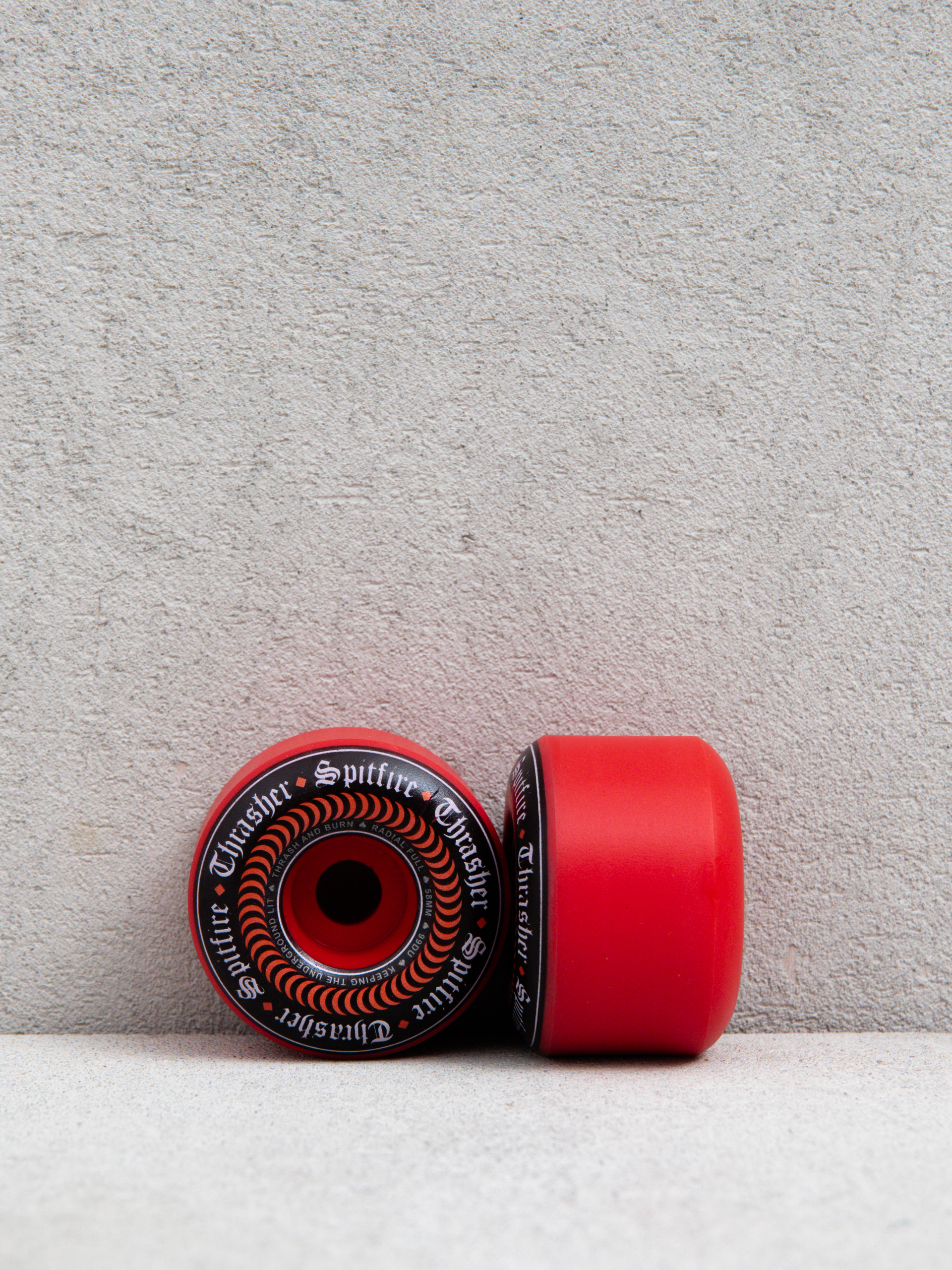 Spitfire X Thrasher Oath F4 99D Radial Full Wheels (red)