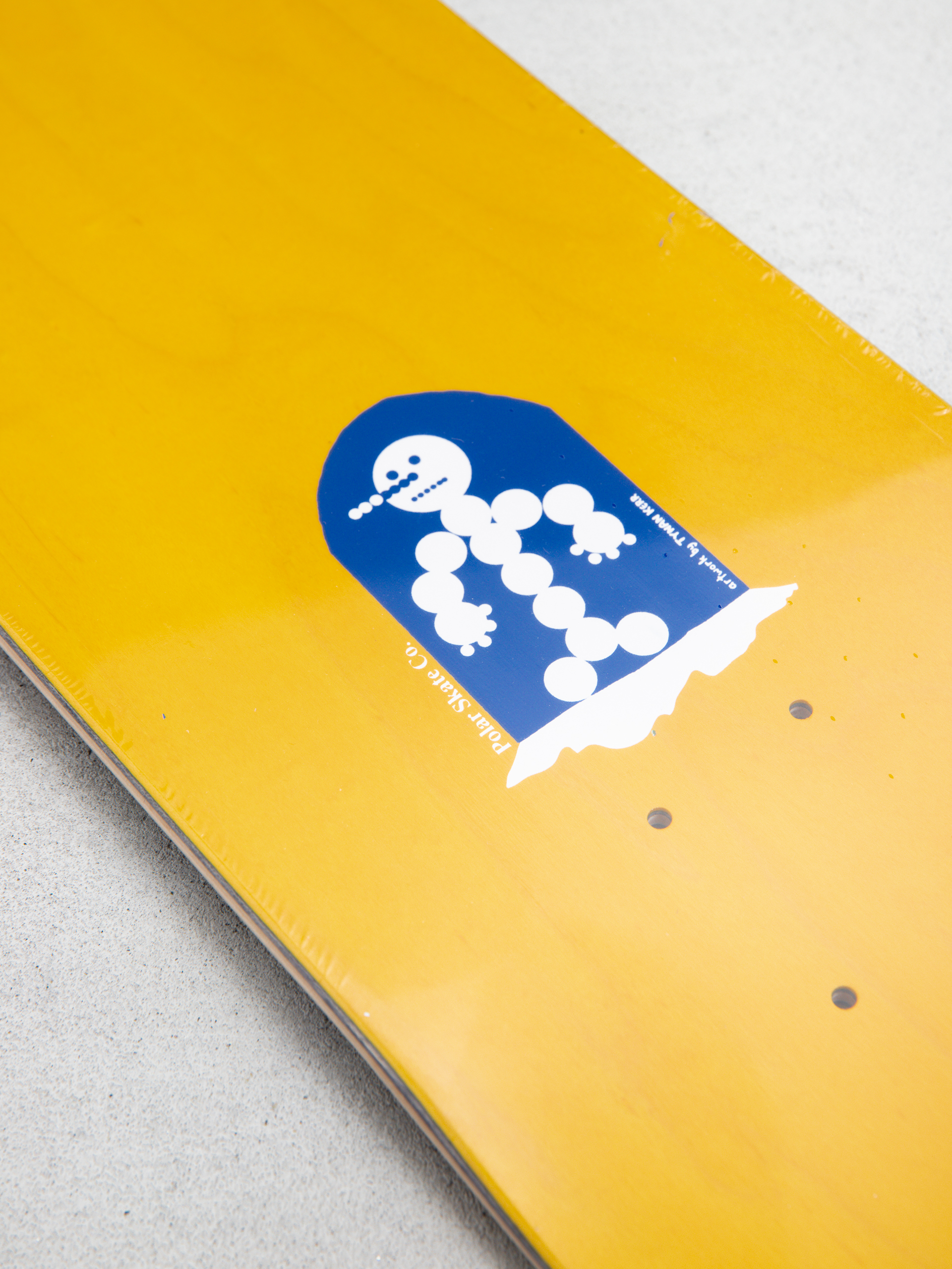 Polar Skate Emile Laurent Snowman Deck (blue)