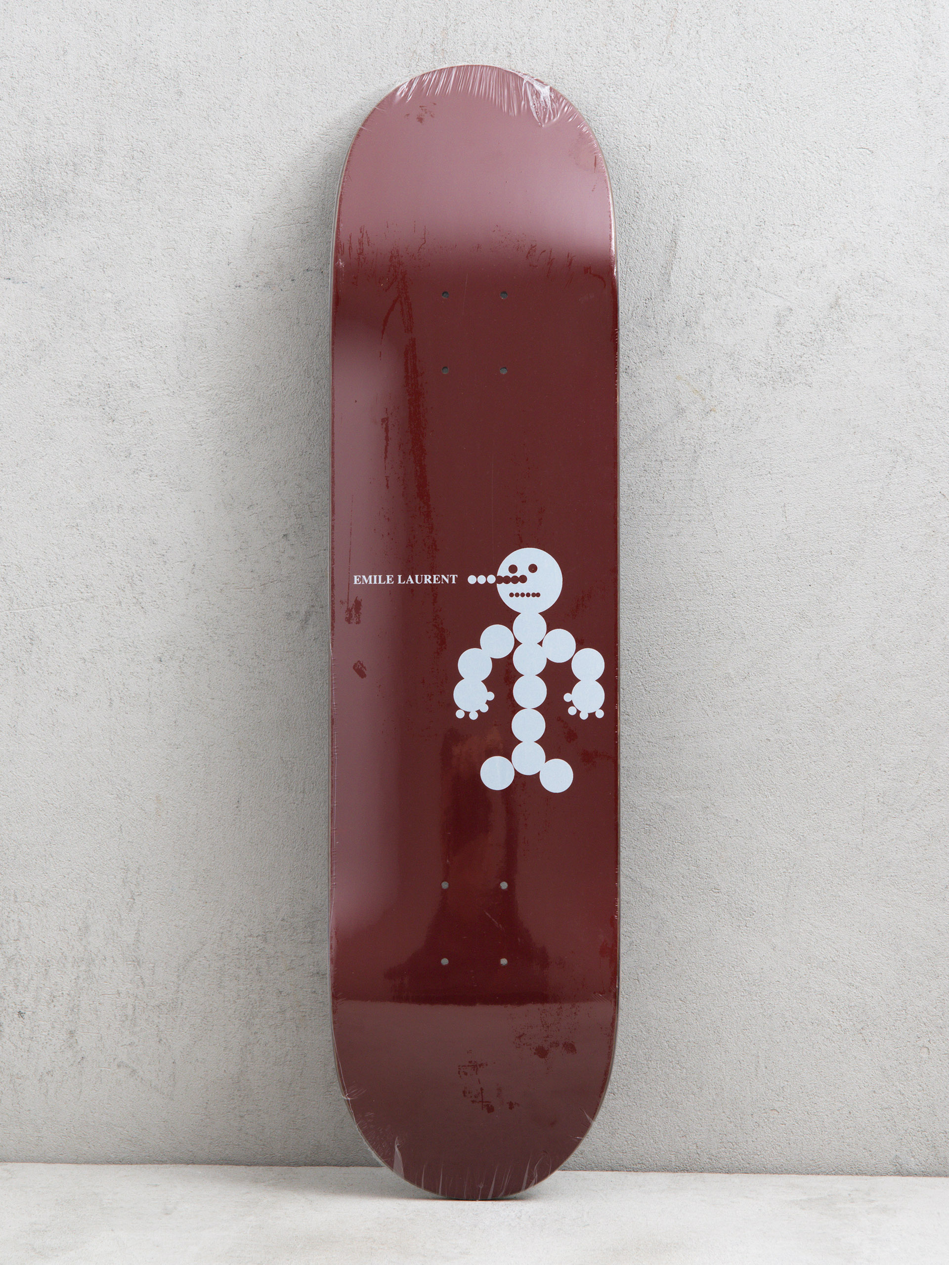 Polar Skate Emile Laurent Snowman Deck (wine)