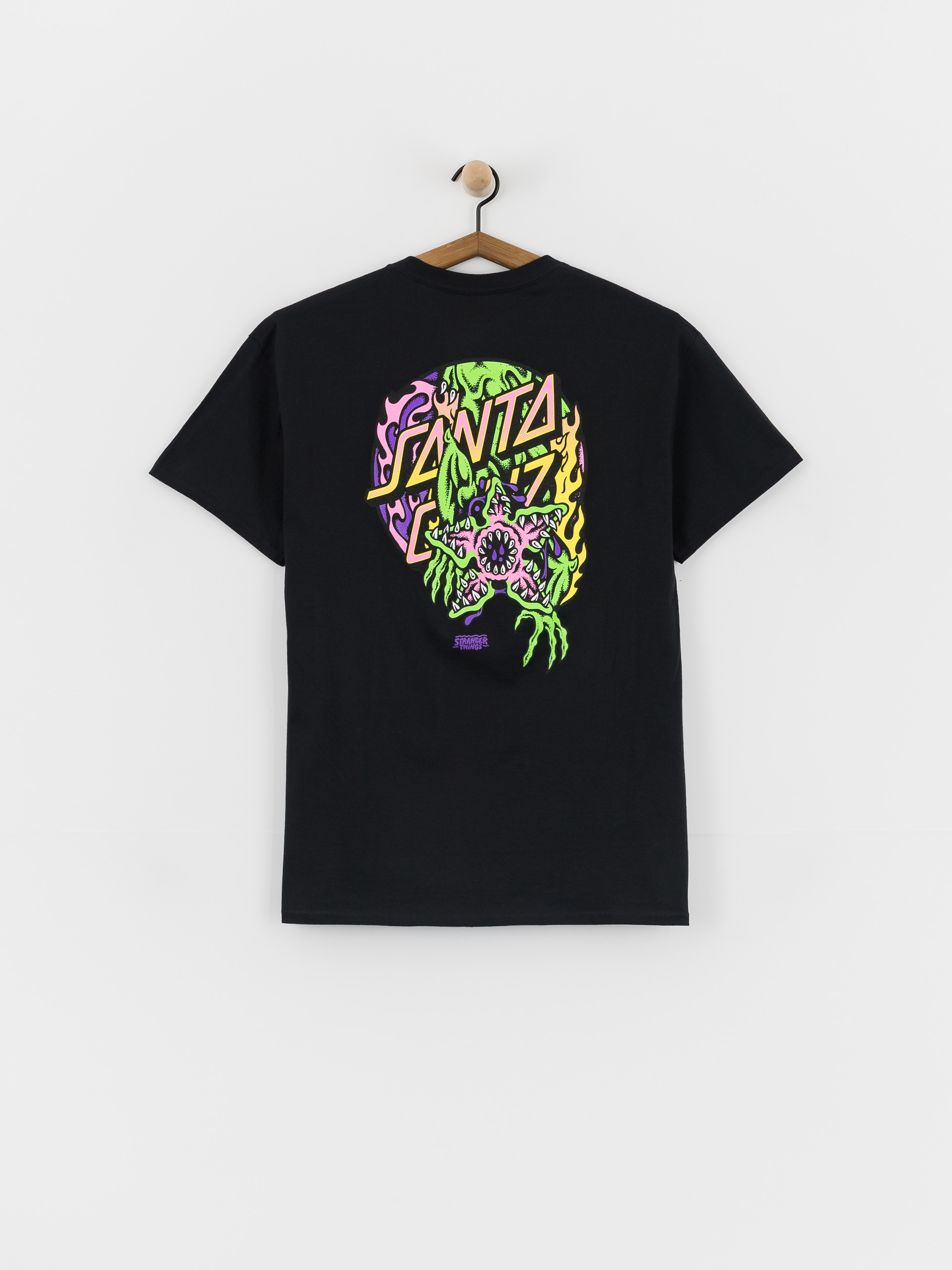 Santa Cruz X Stranger Things Demogorgon Dot T-Shirt (black)