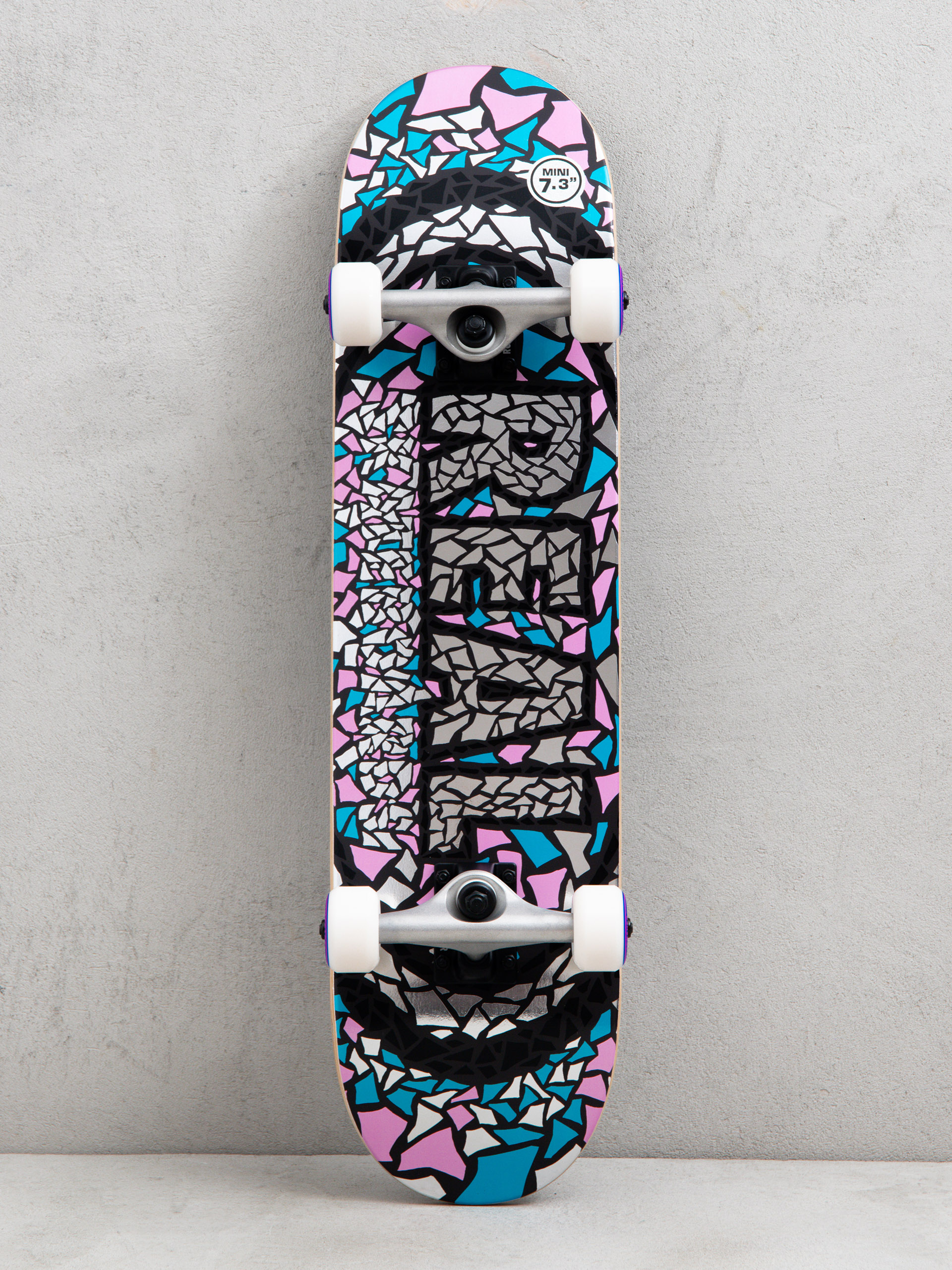 Real Mosaic Oval Foil Skateboard