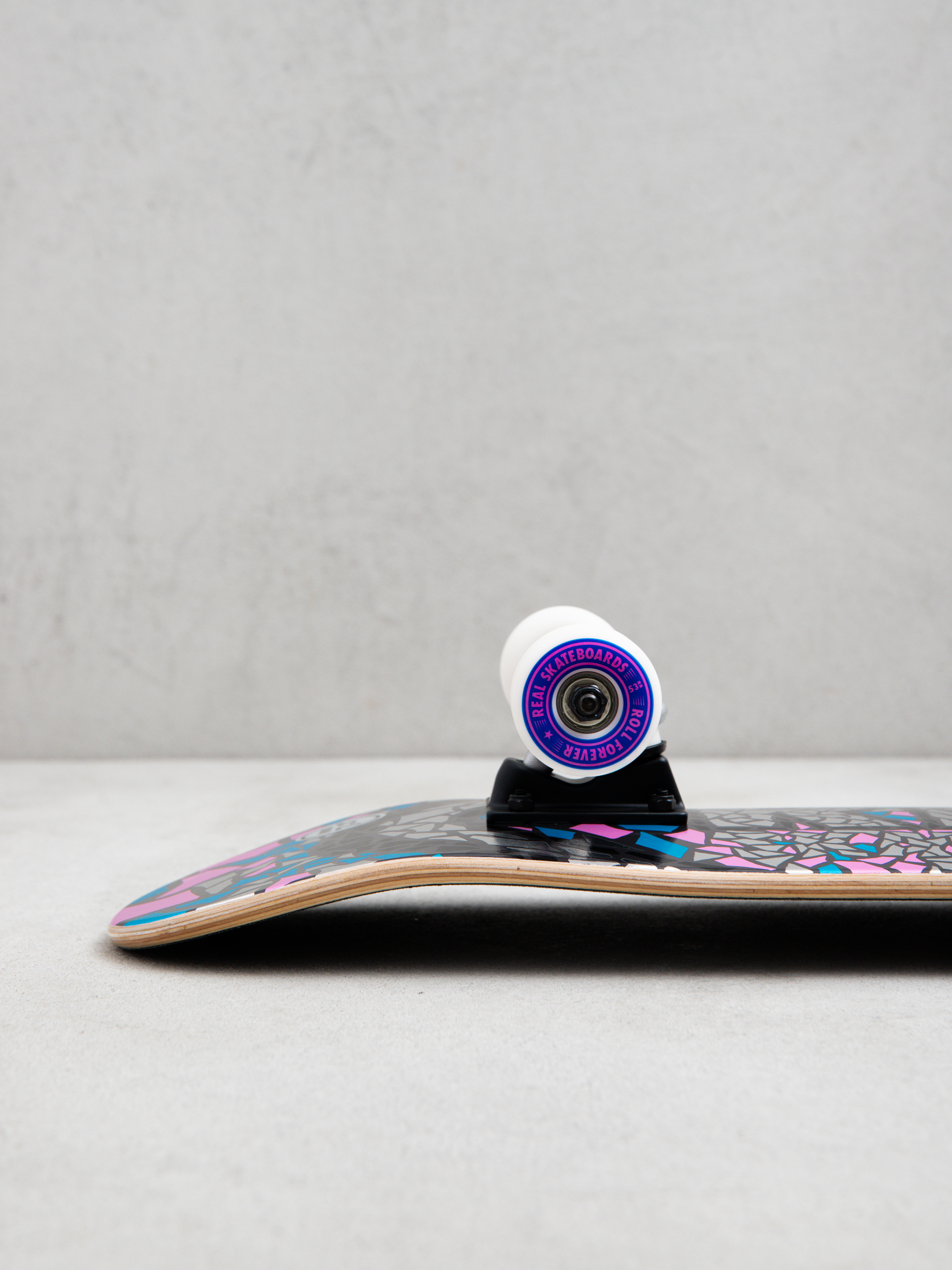 Real Mosaic Oval Foil Skateboard