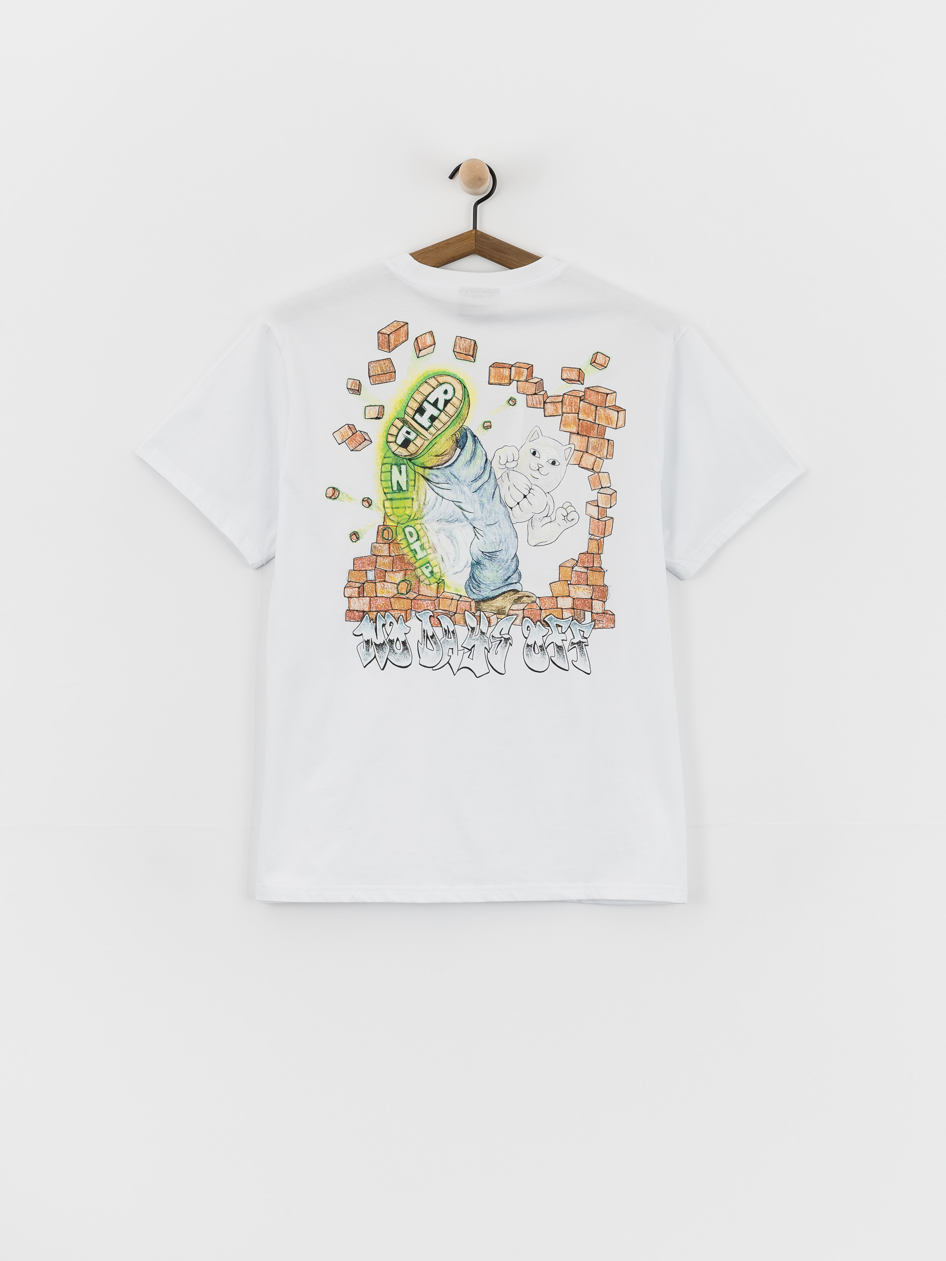 RipNDip Karate Kat T-Shirt (white)