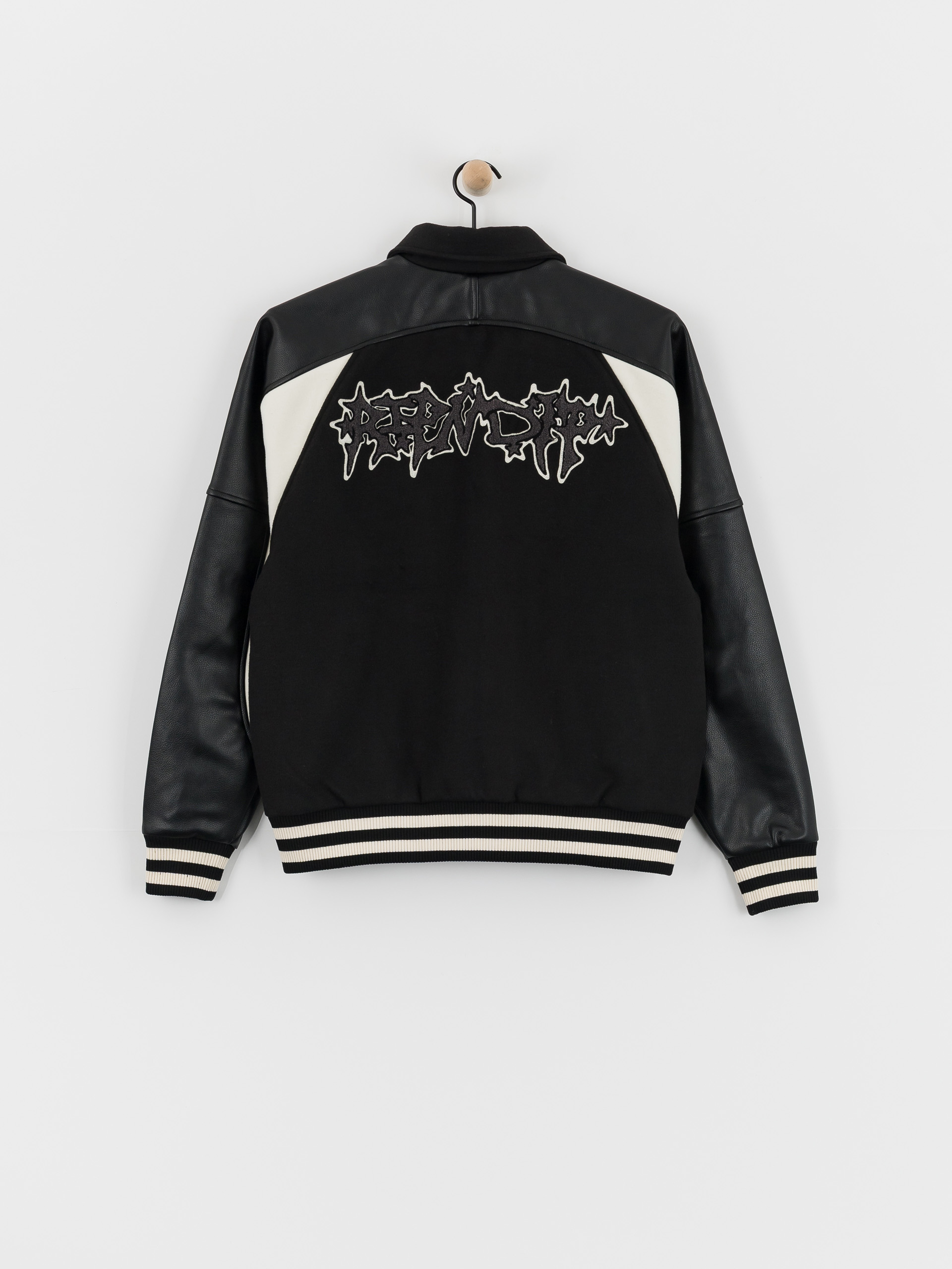 RipNDip Luther Leather Jacket (olive)