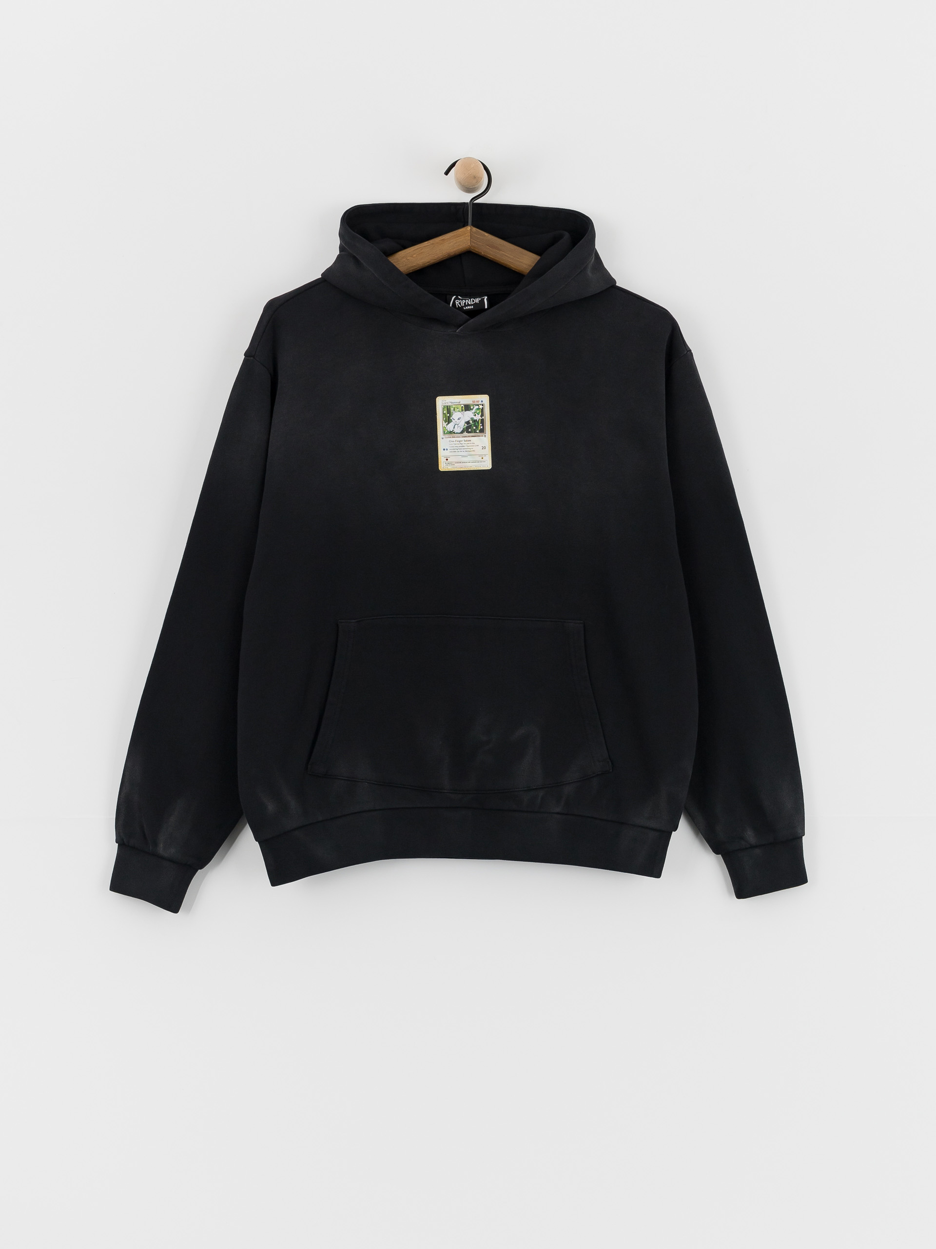 RipNDip Legendary Nerm HD Hoodie (black vintage wash)