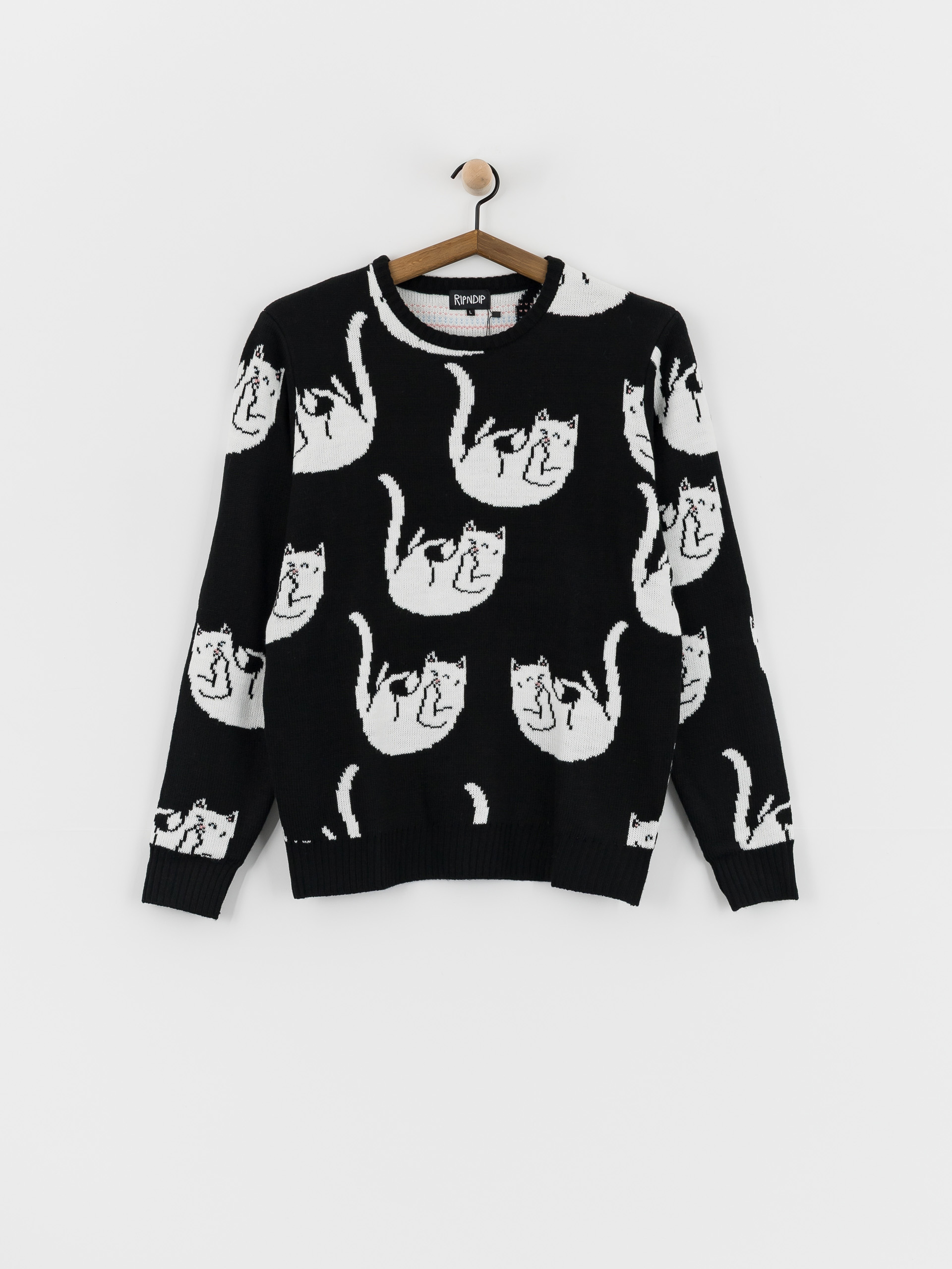 RipNDip Falling For Nermal Knit Pulli (black)