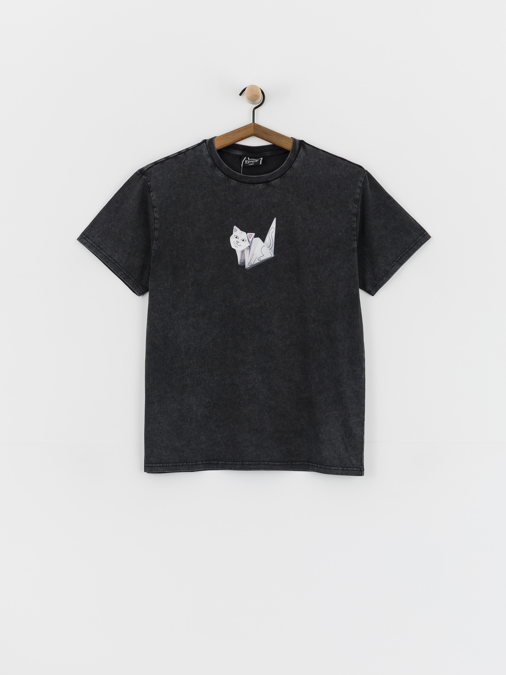 RipNDip Origami T-Shirt - black (black vintage wash)