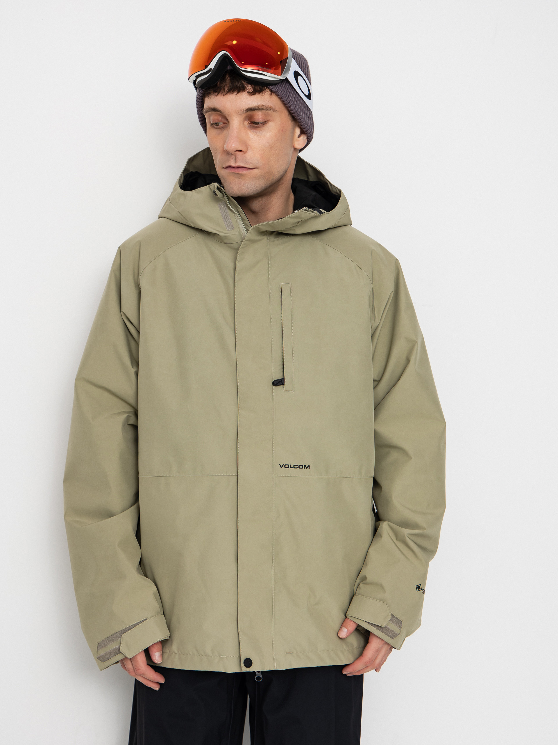 Mens Volcom Snowboard jacket Dua Ins Gore Tex (moss green)