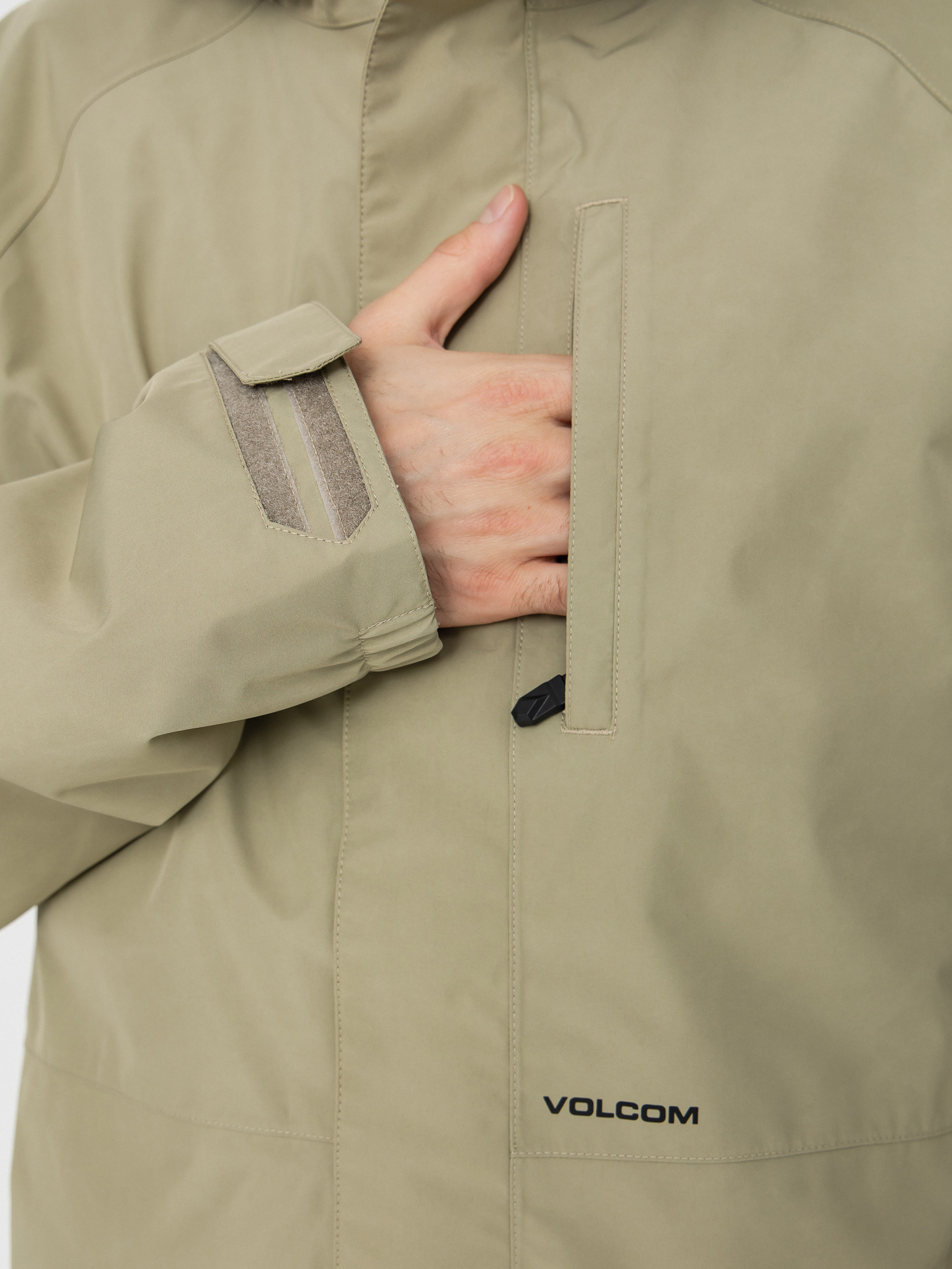 Mens Volcom Snowboard jacket Dua Ins Gore Tex (moss green)