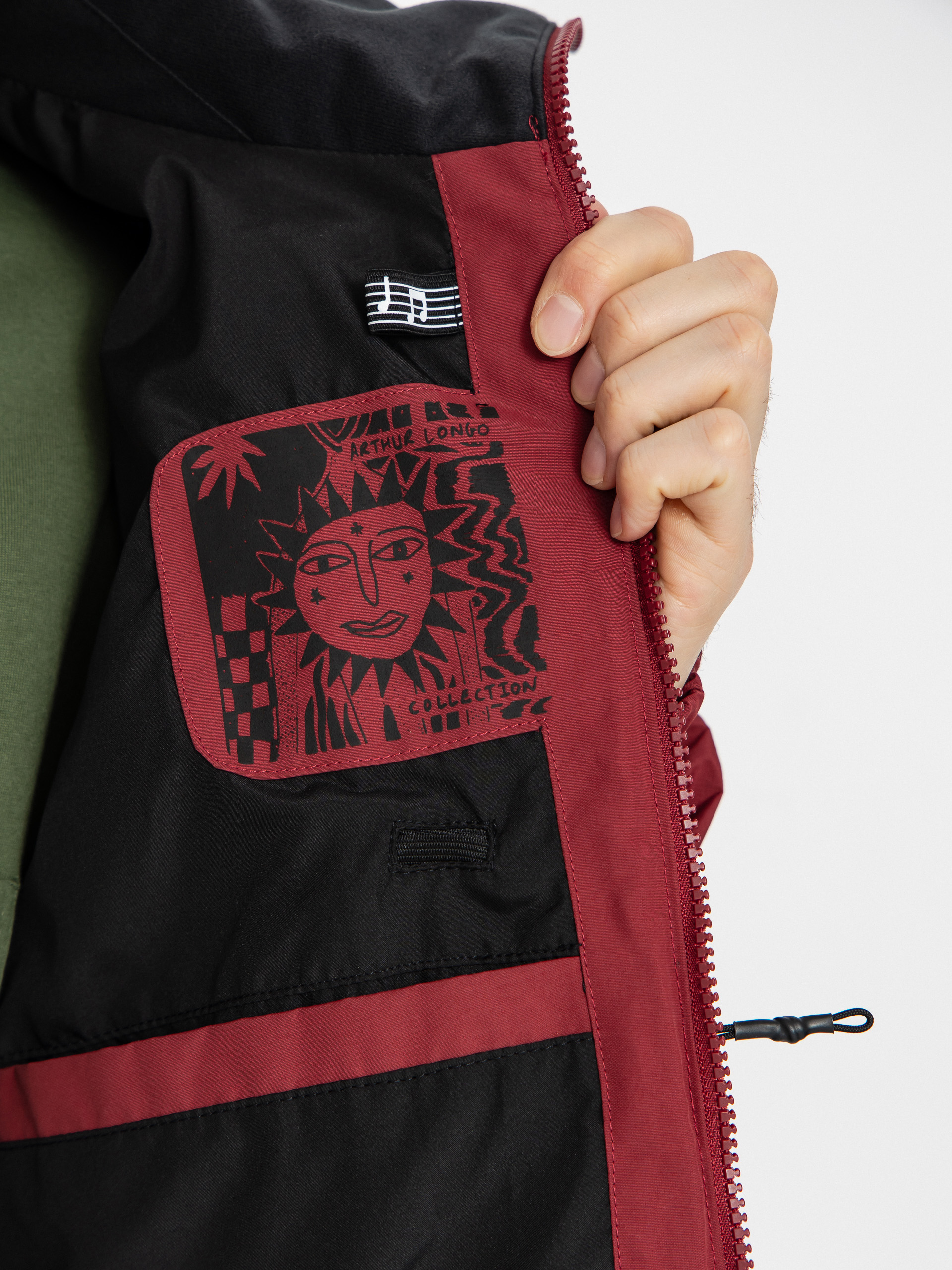 Herren Volcom Longo Gore Tex Snowboard Jacke (burnt red)