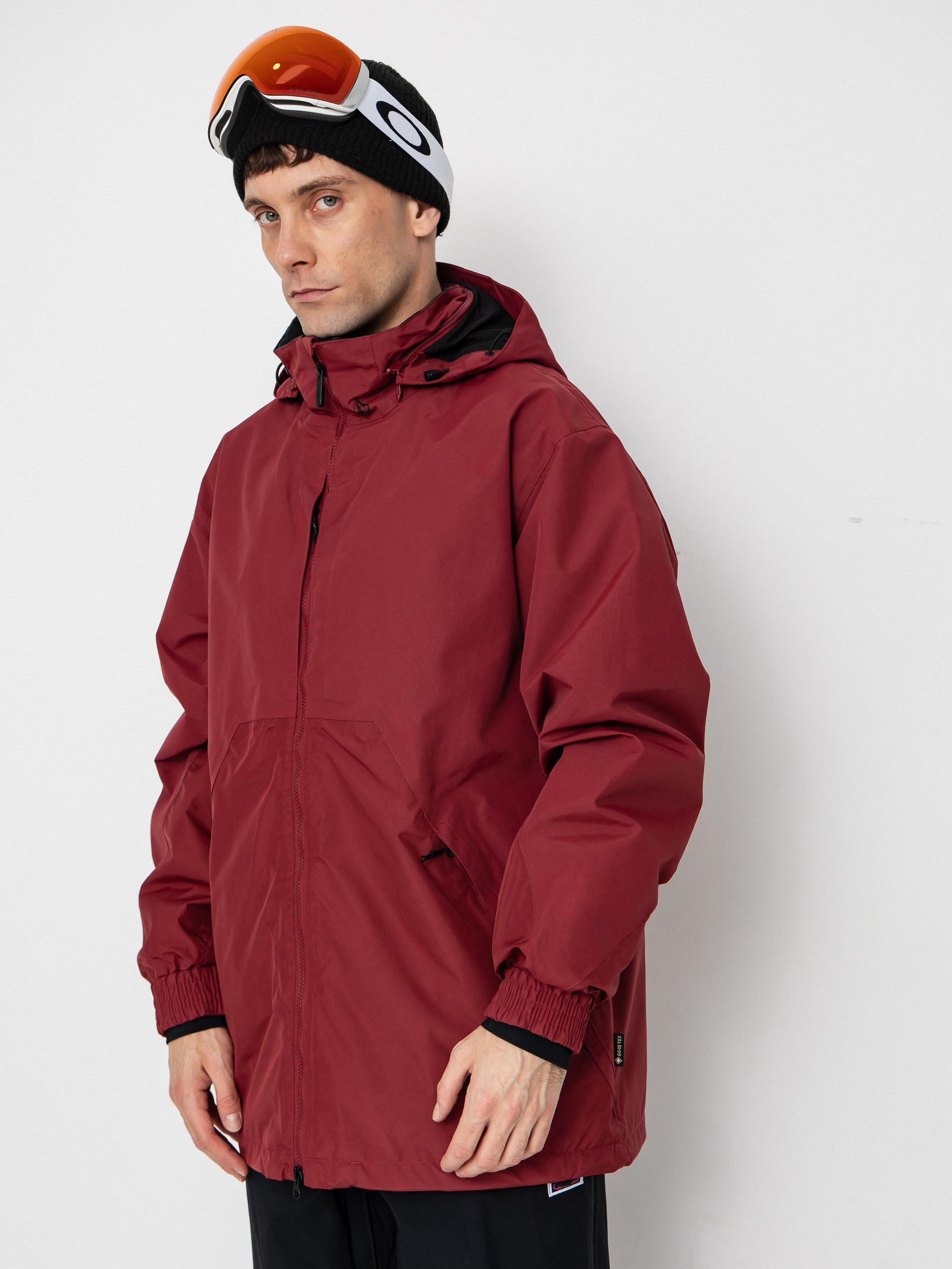 Mens Volcom Longo Gore Tex Snowboard jacket (burnt red)