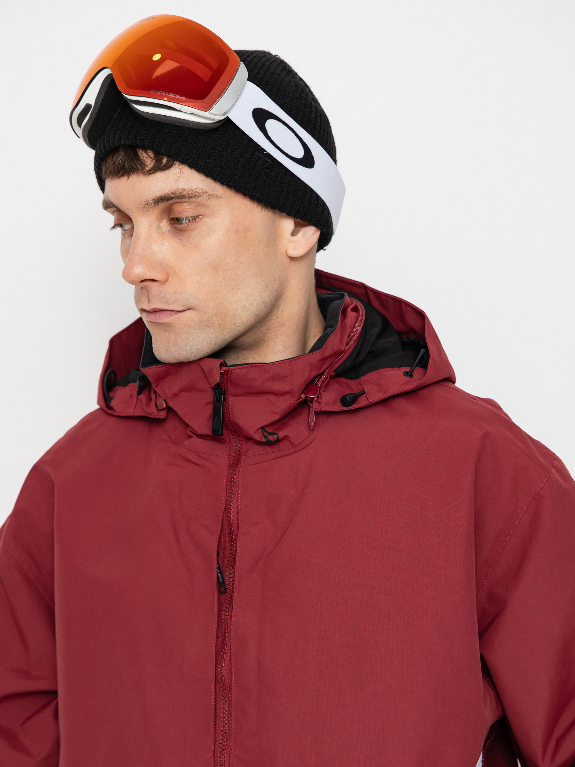 Mens Volcom Longo Gore Tex Snowboard jacket (burnt red)