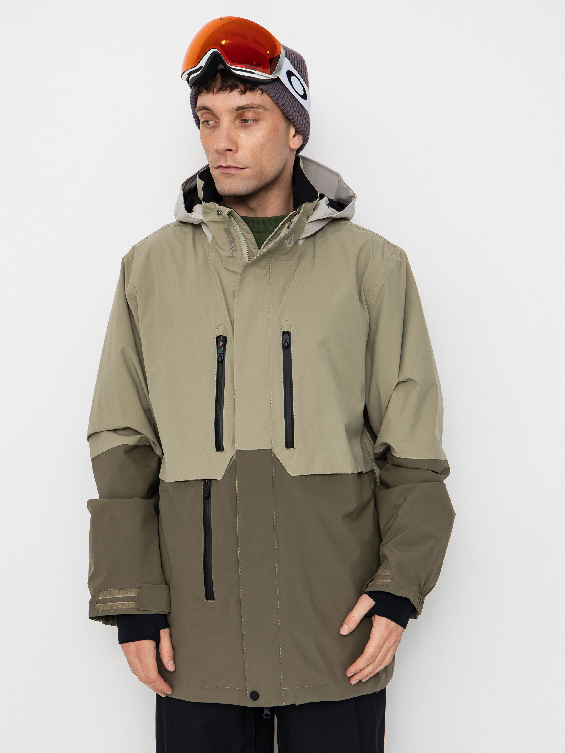 Herren Volcom Snowboard Jacke Rnge Stretch 30K (moss green)
