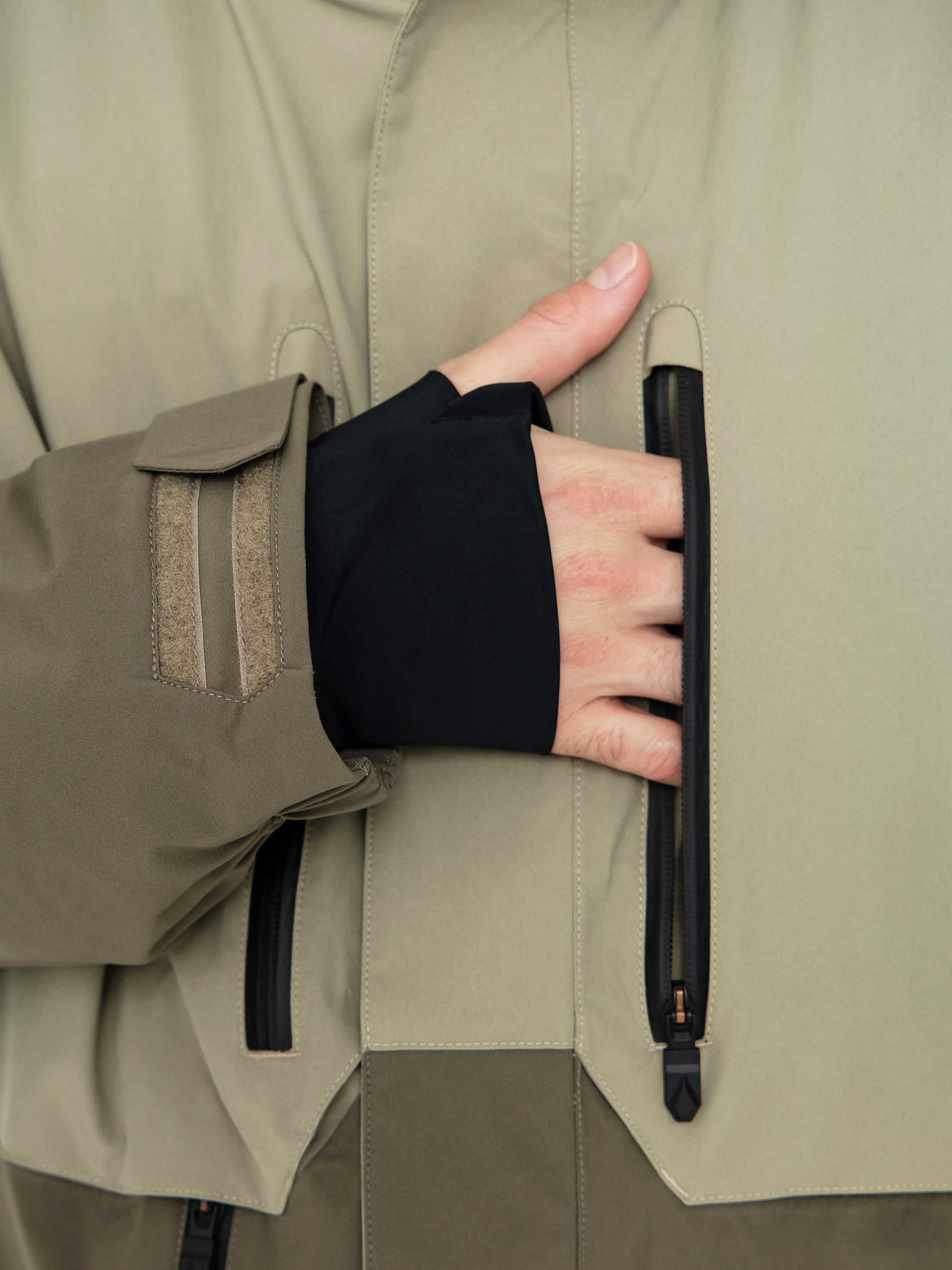 Herren Volcom Snowboard Jacke Rnge Stretch 30K (moss green)