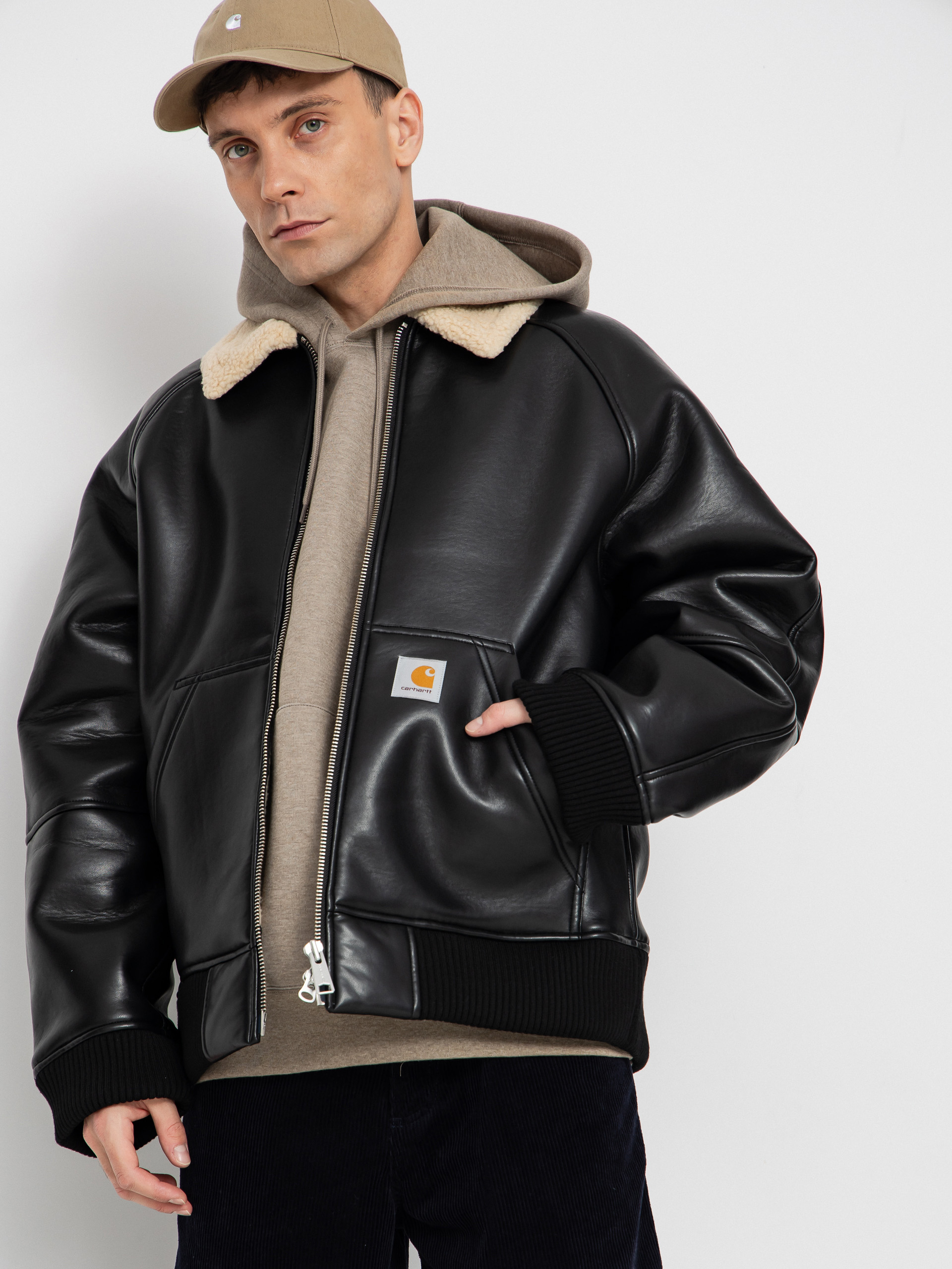 Carhartt WIP Jacket Shepton - black (black/natural)