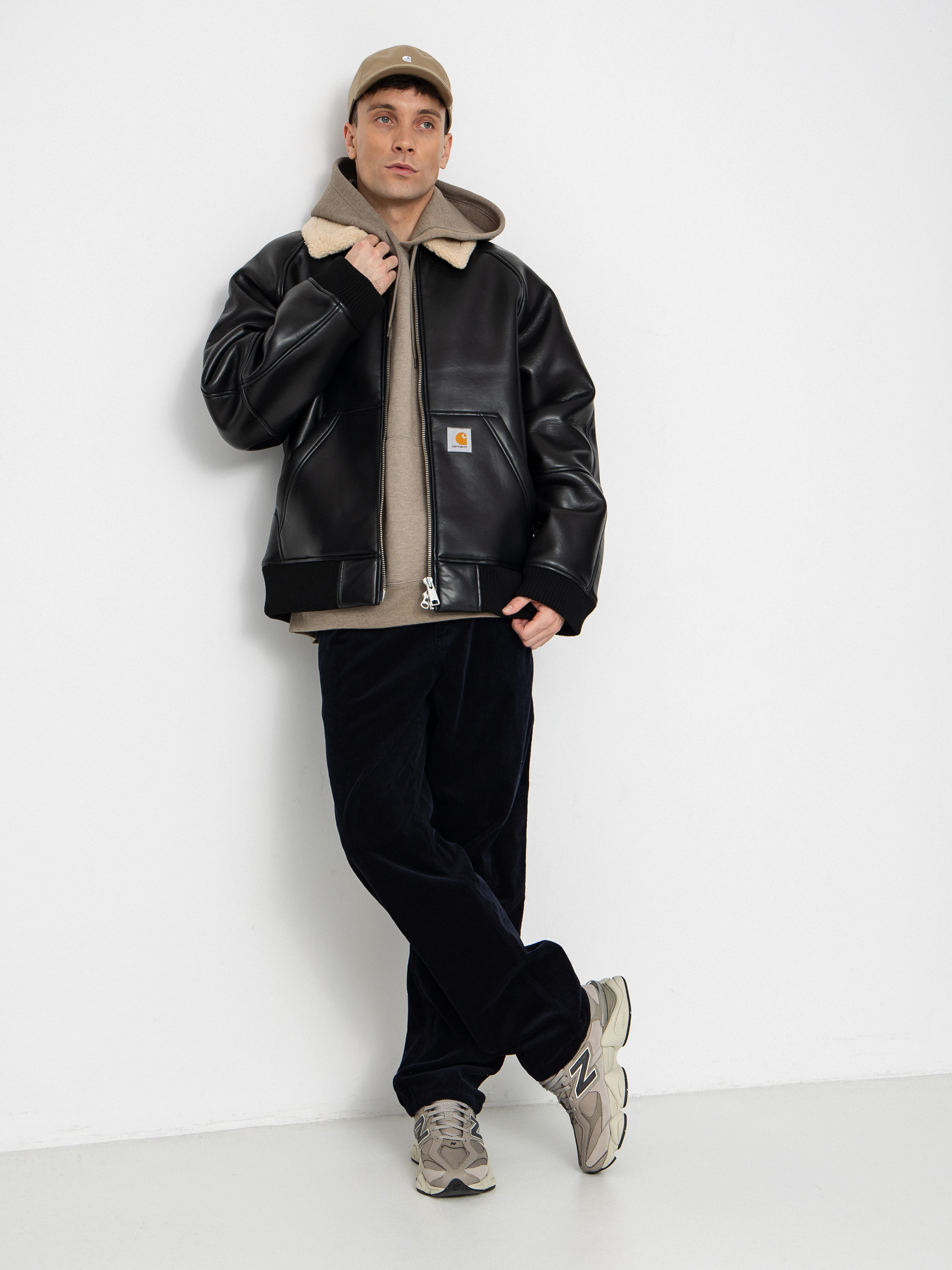 Carhartt WIP Jacket Shepton - black (black/natural)