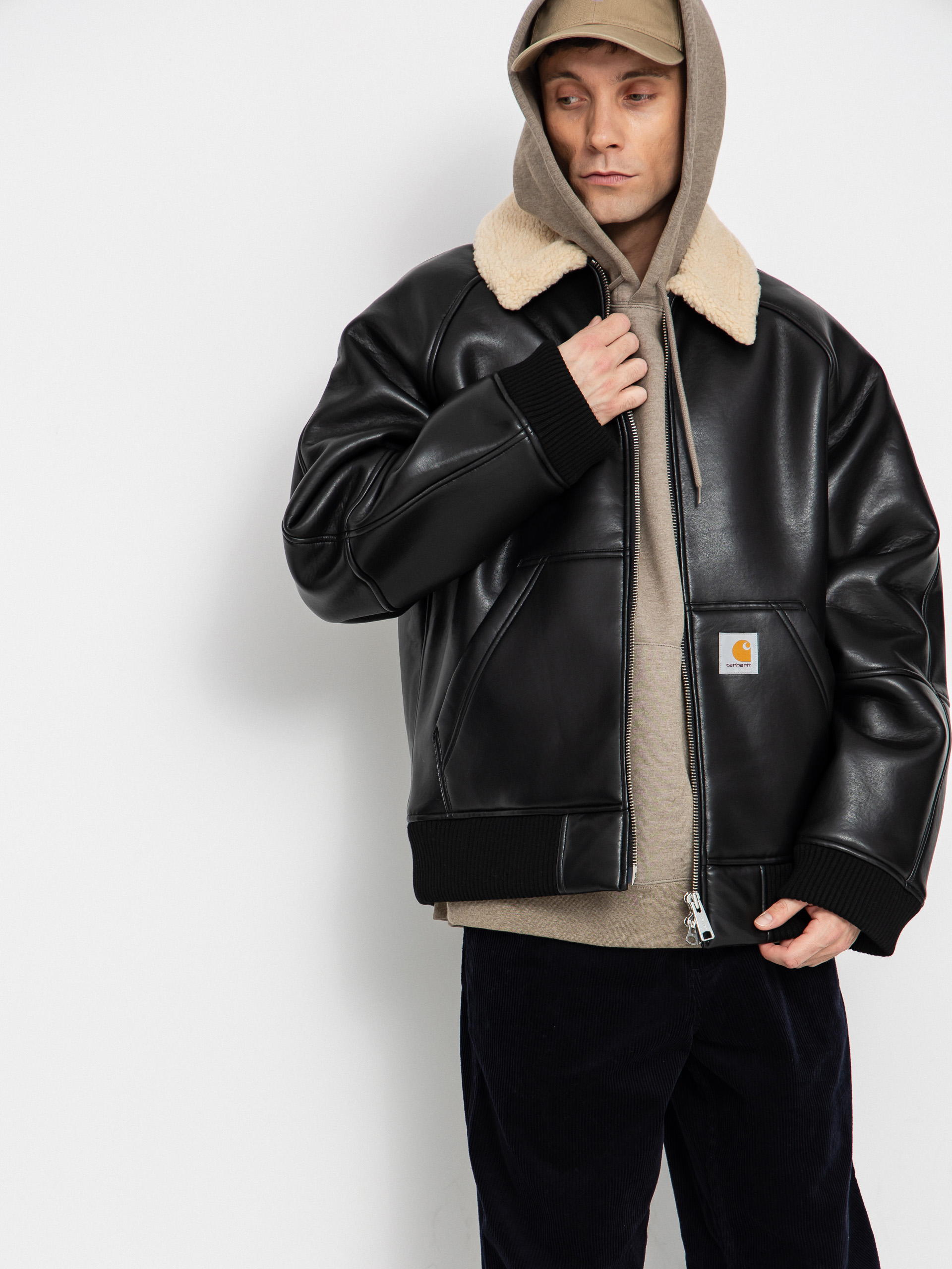 Carhartt WIP Jacke Shepton (black/natural)