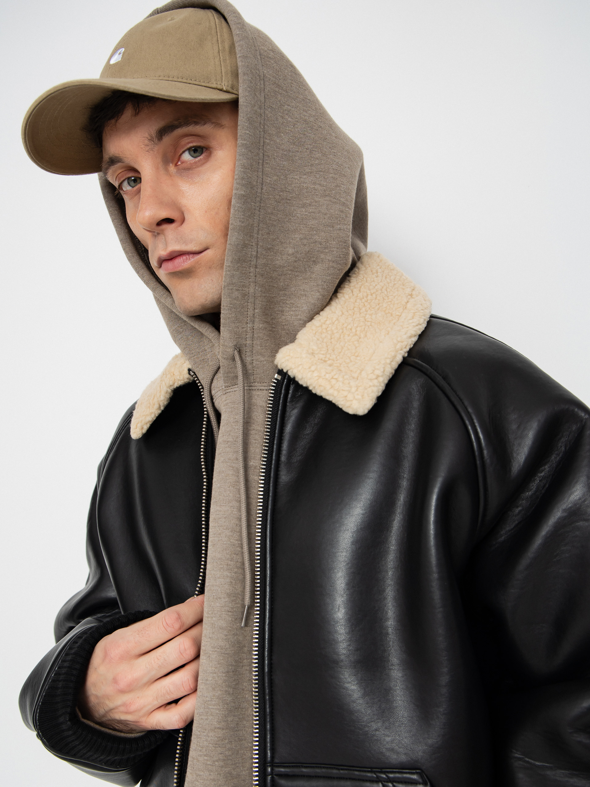 Carhartt WIP Jacket Shepton - black (black/natural)