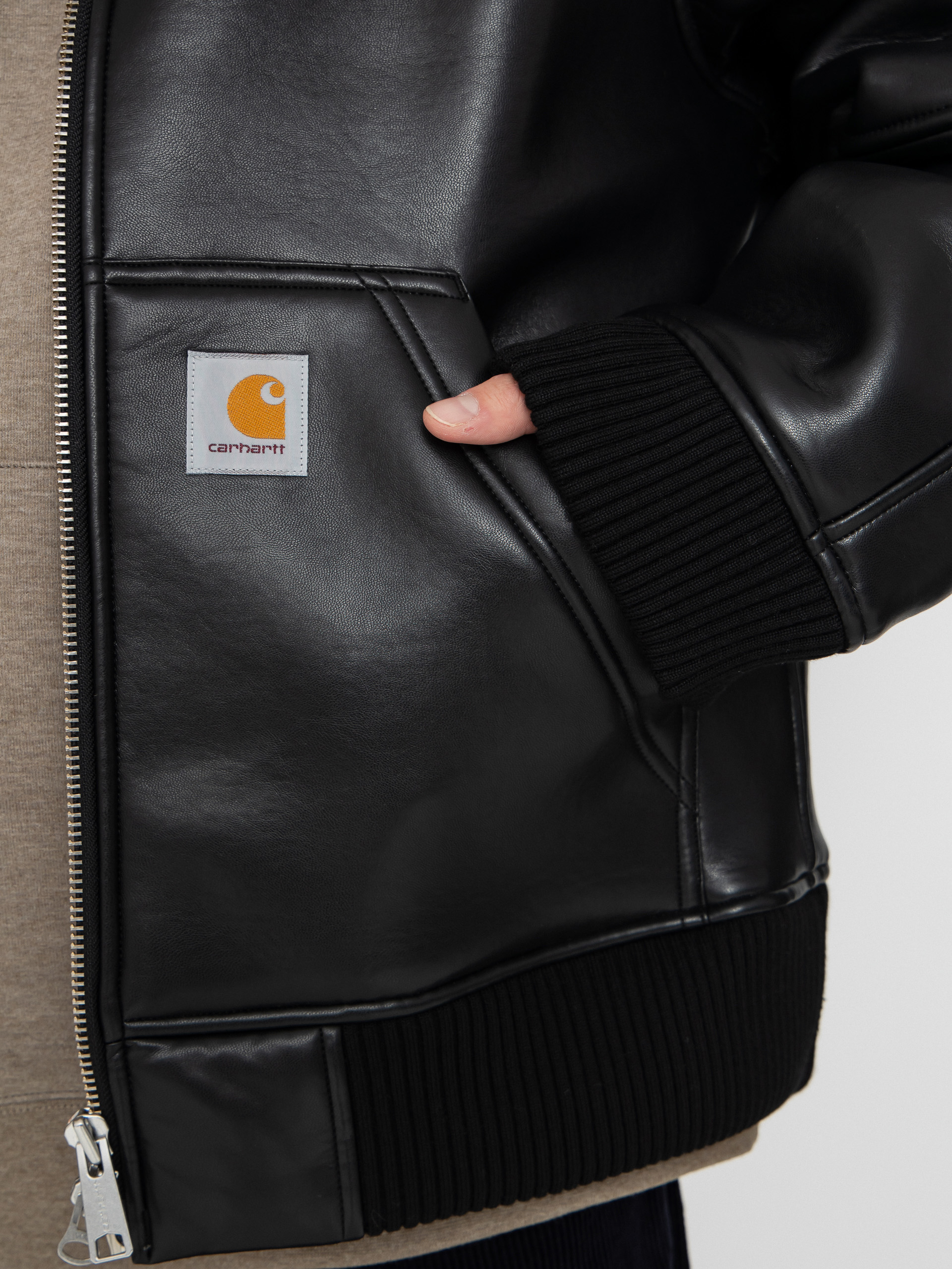 Carhartt WIP Jacke Shepton (black/natural)