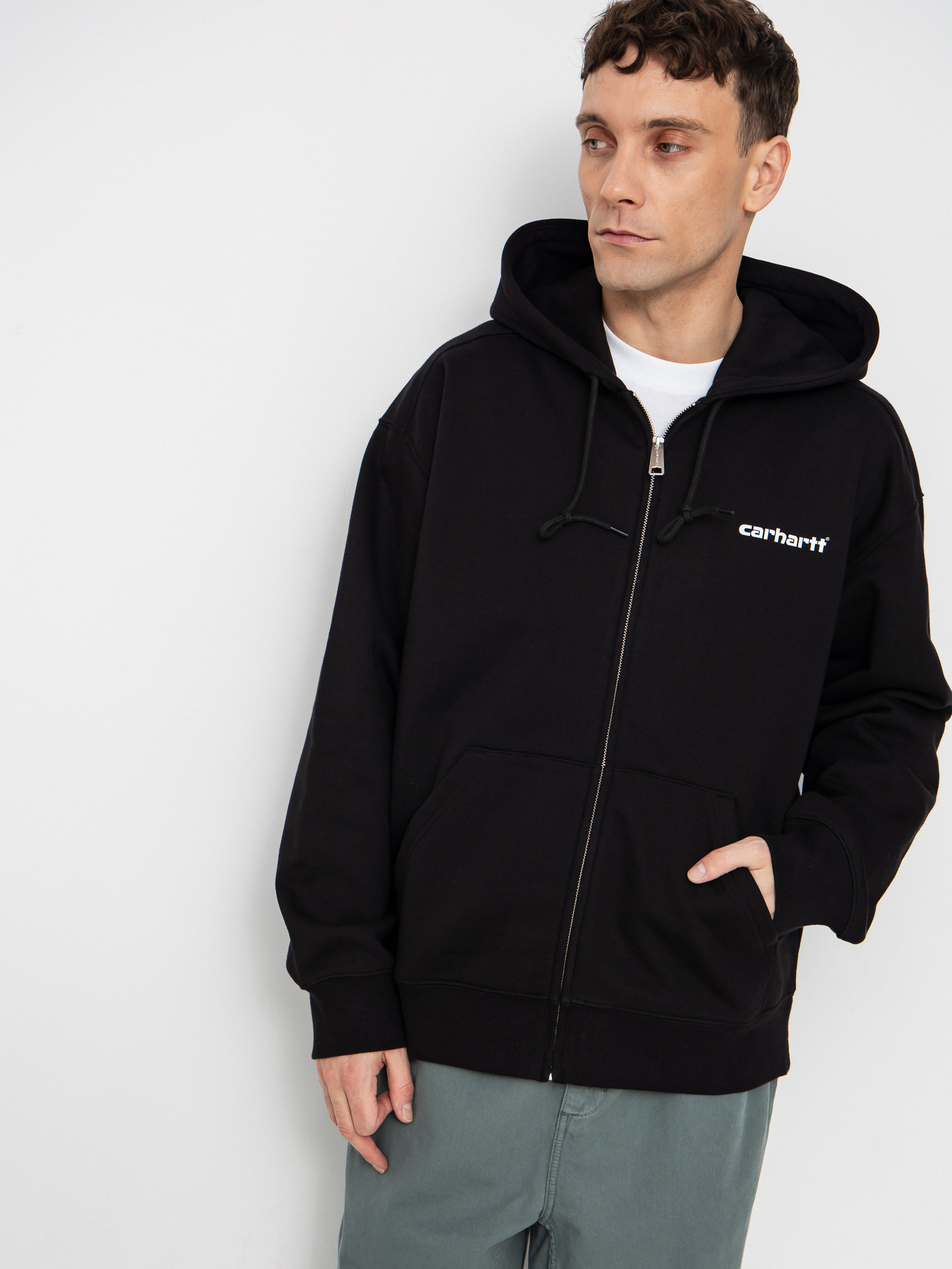 Carhartt WIP Hoodie Archive Lines ZHD - black (black)