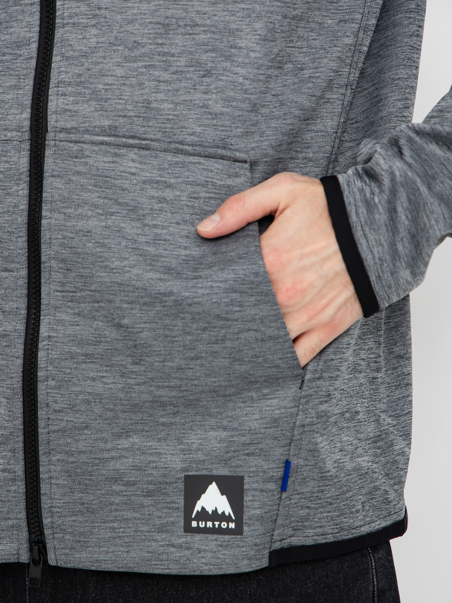 Mens Burton Active sweatshirt Crown ZHD (true black heather)