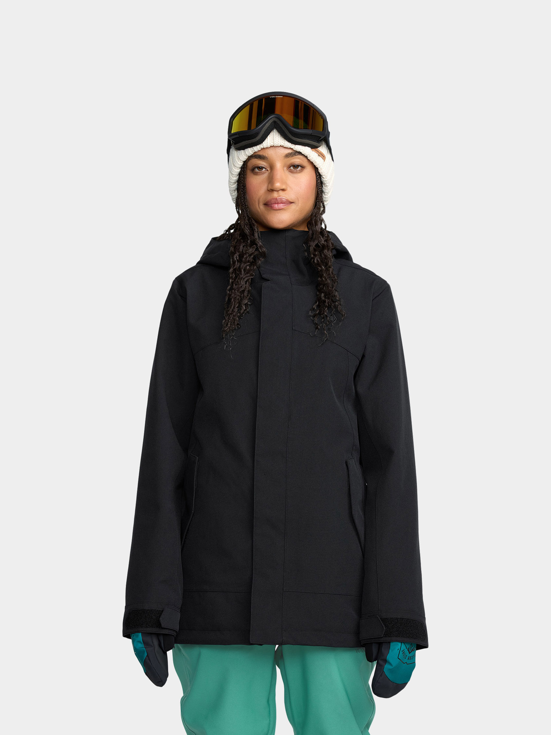 Volcom Shiloh Snow Suit Snowboard jacket Wmn - grey (eucalyptus)