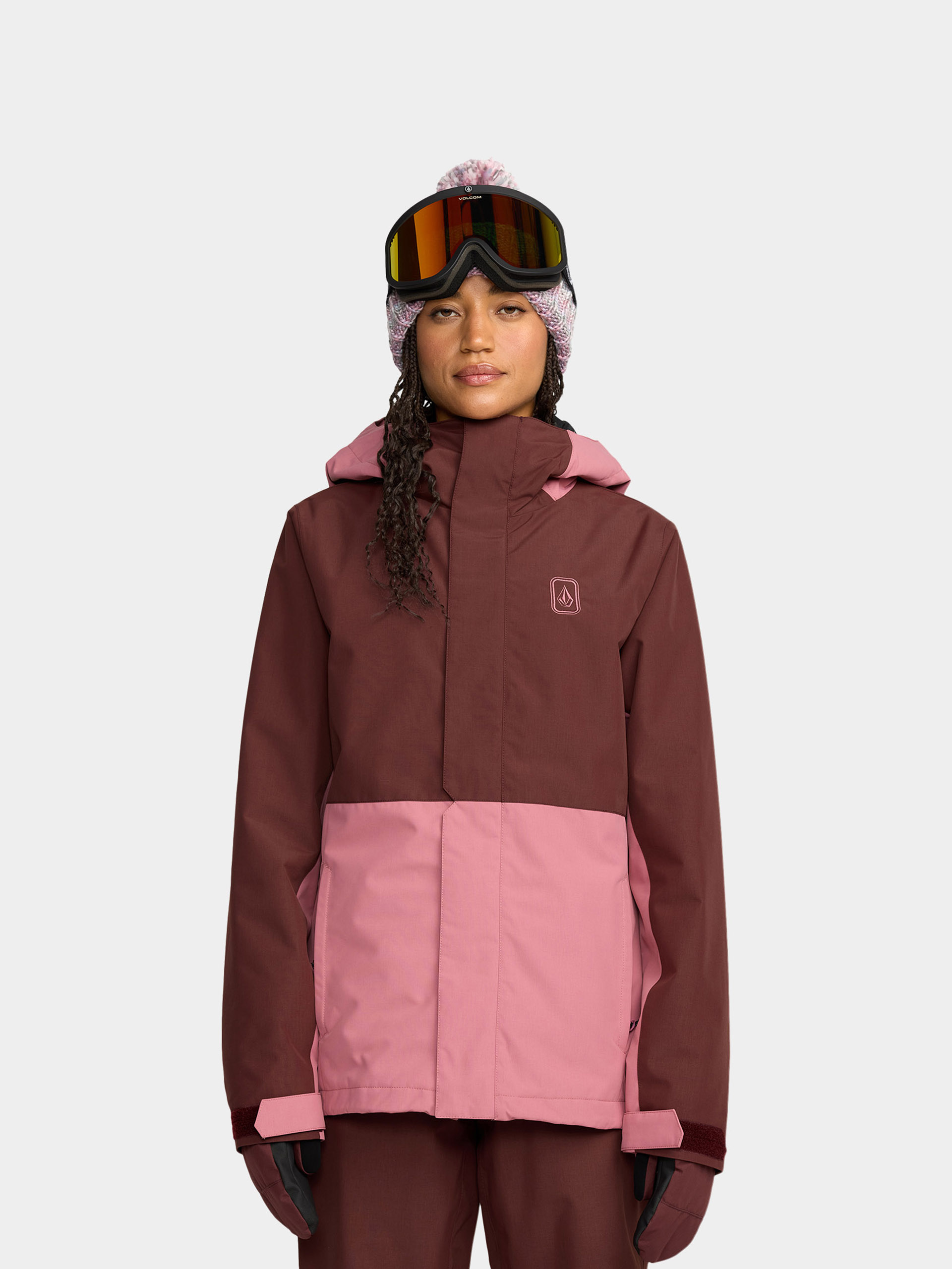 Volcom Snowboard Jacke Bolt Ins Wmn (oxblood)