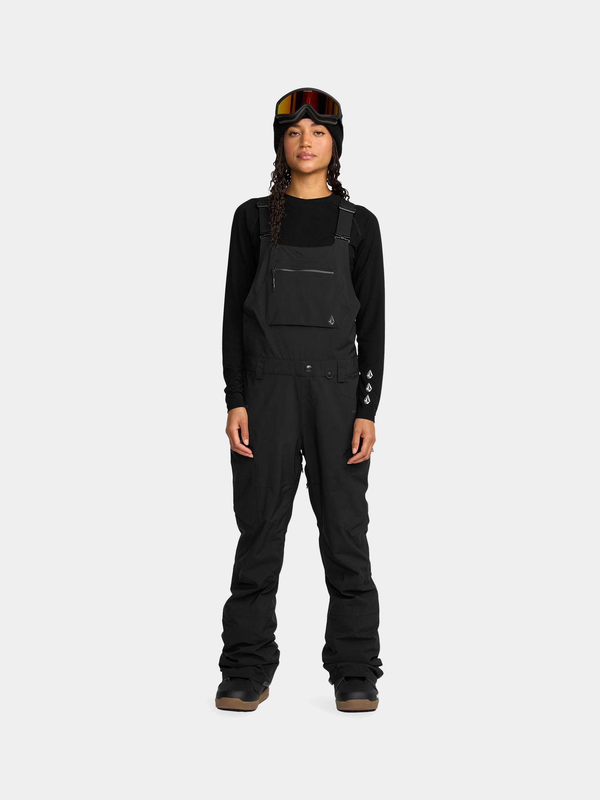 Volcom Snowboard Hose Ash Stretch Gore Bib Overall Wmn (black)