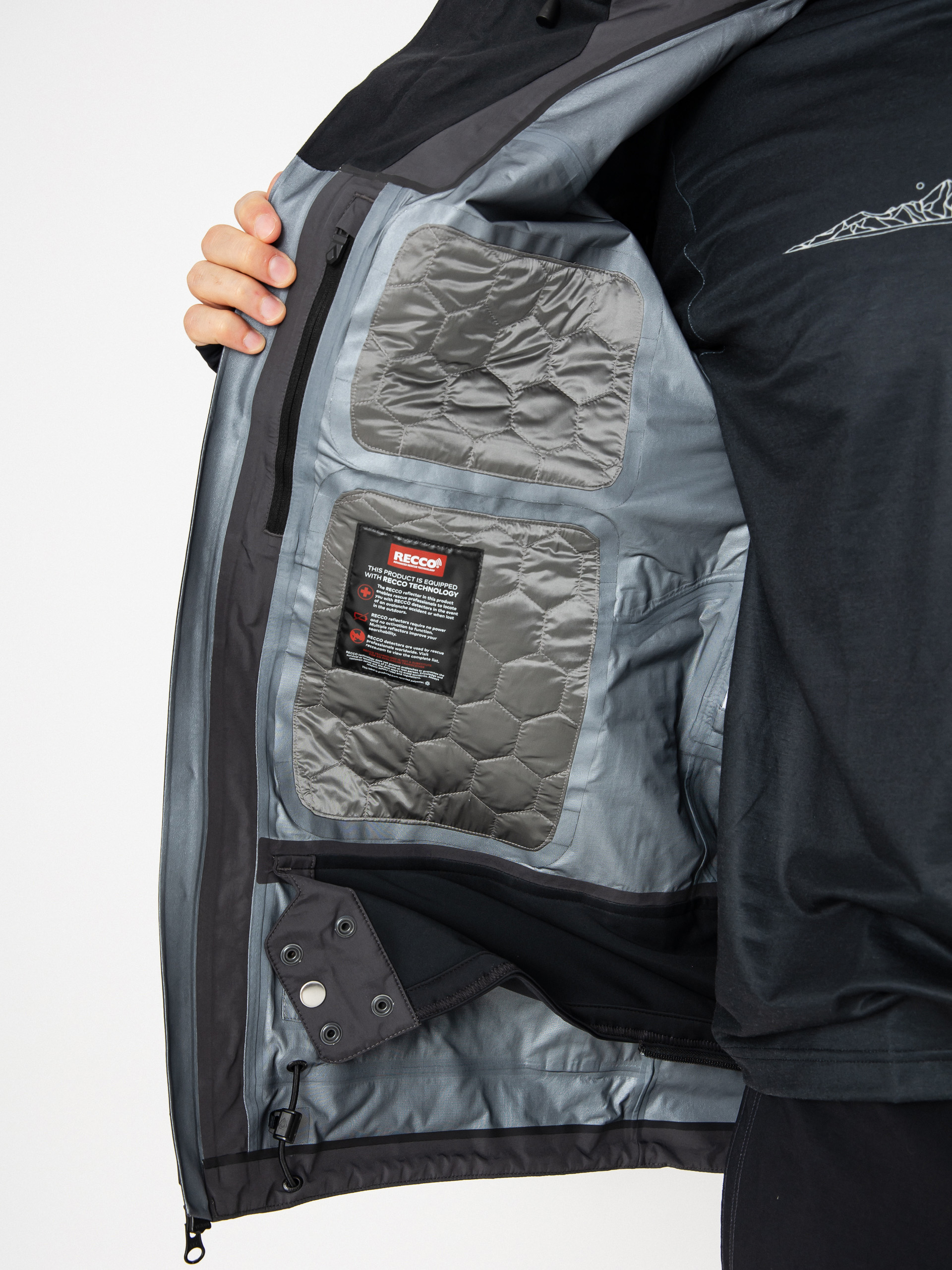 Mens Volcom Tds Inf Gore Tex Snowboard jacket (black)