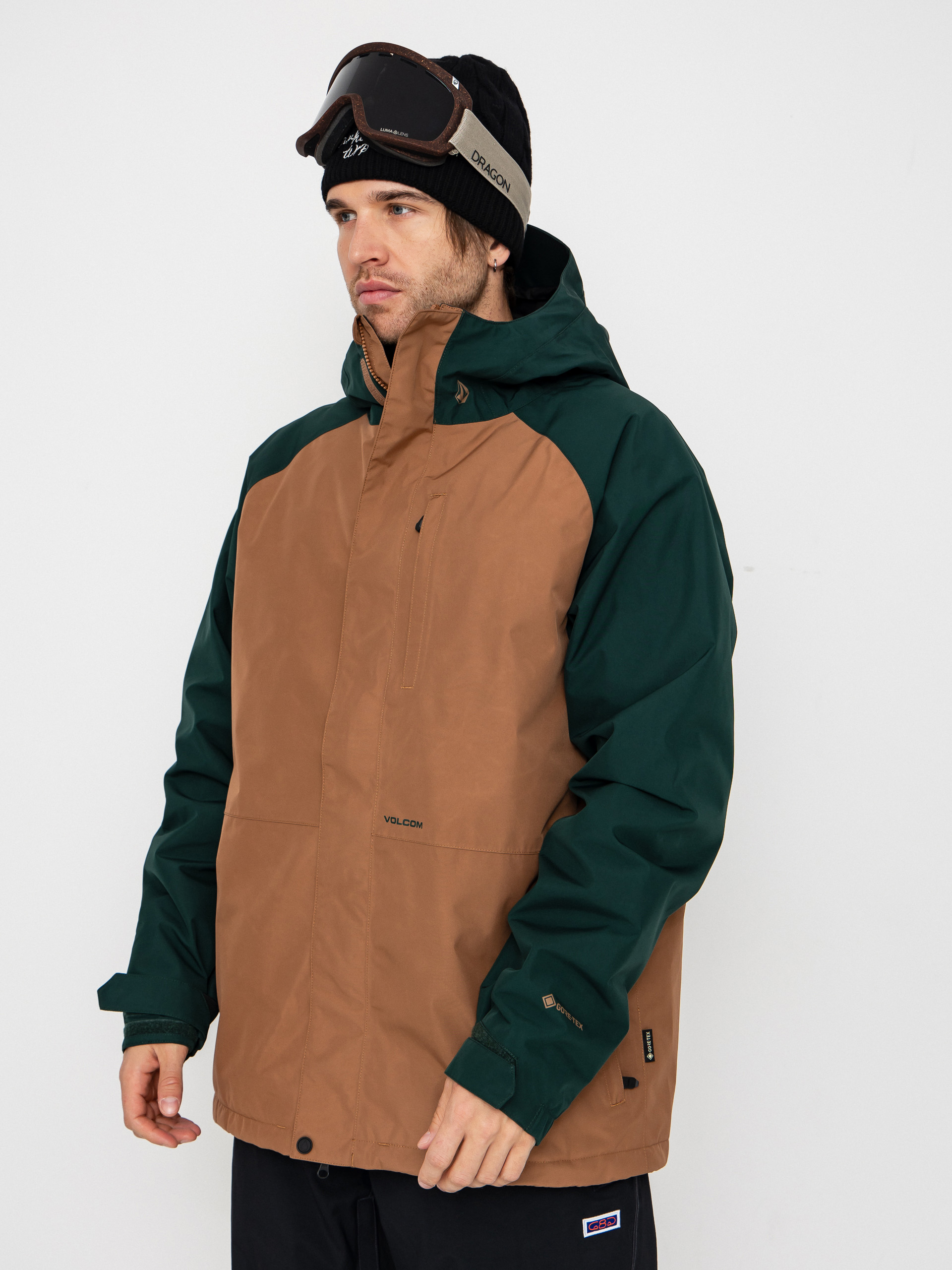 Herren Volcom Dua Ins Gore Tex Snowboard Jacke (terra brown)