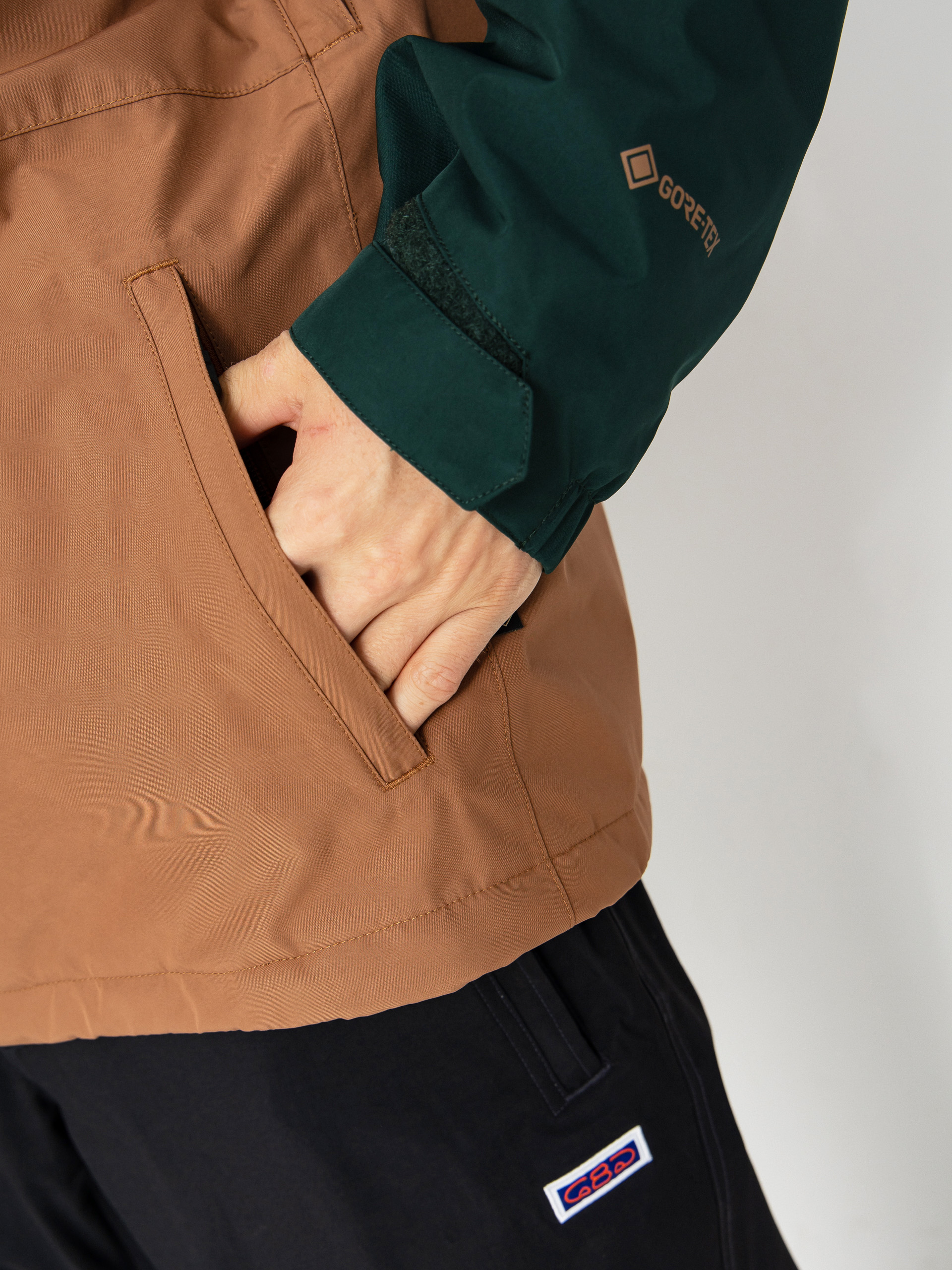 Herren Volcom Dua Ins Gore Tex Snowboard Jacke (terra brown)