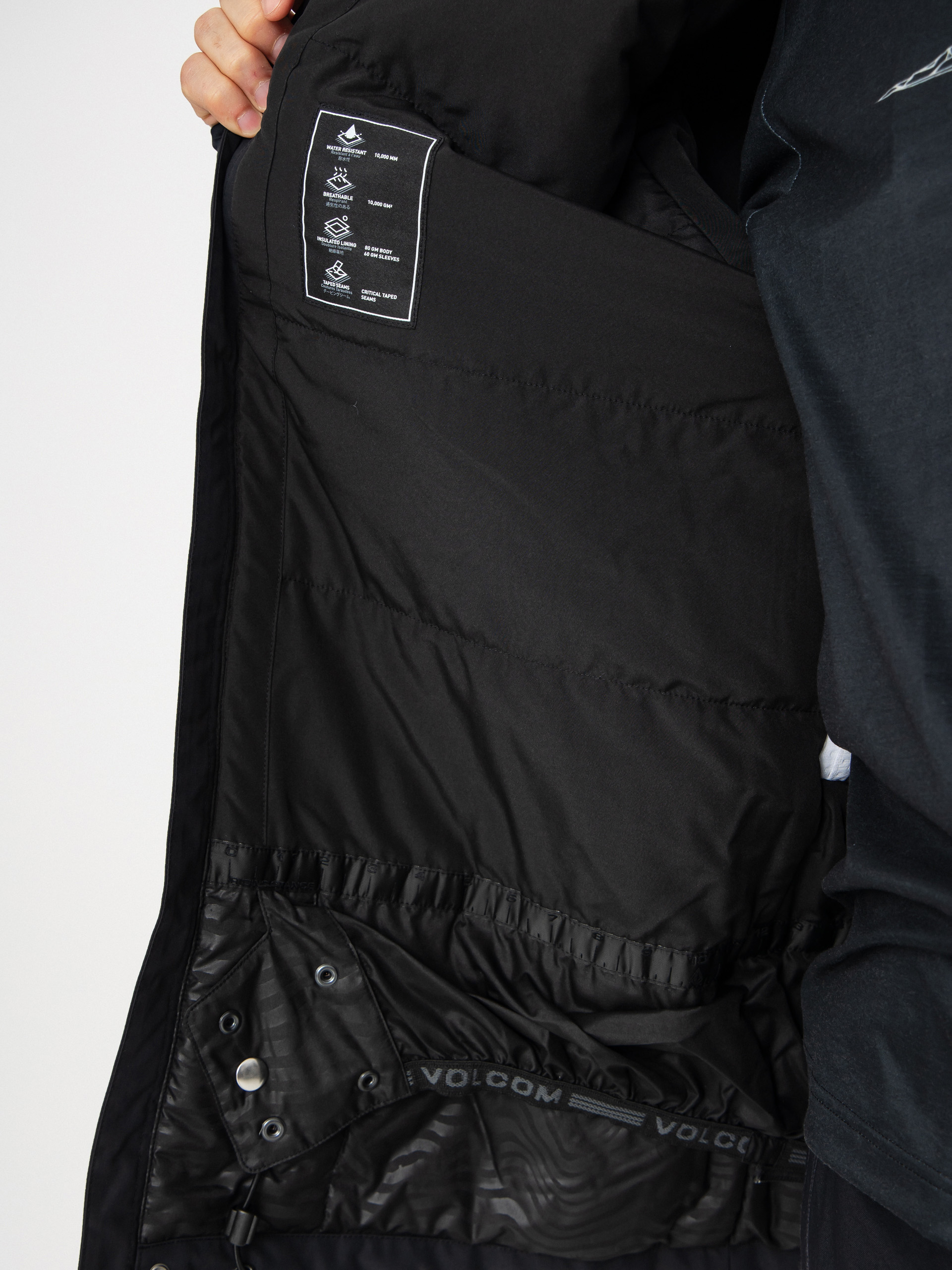 Herren Volcom Snowboard Jacke Primry Ins (black)